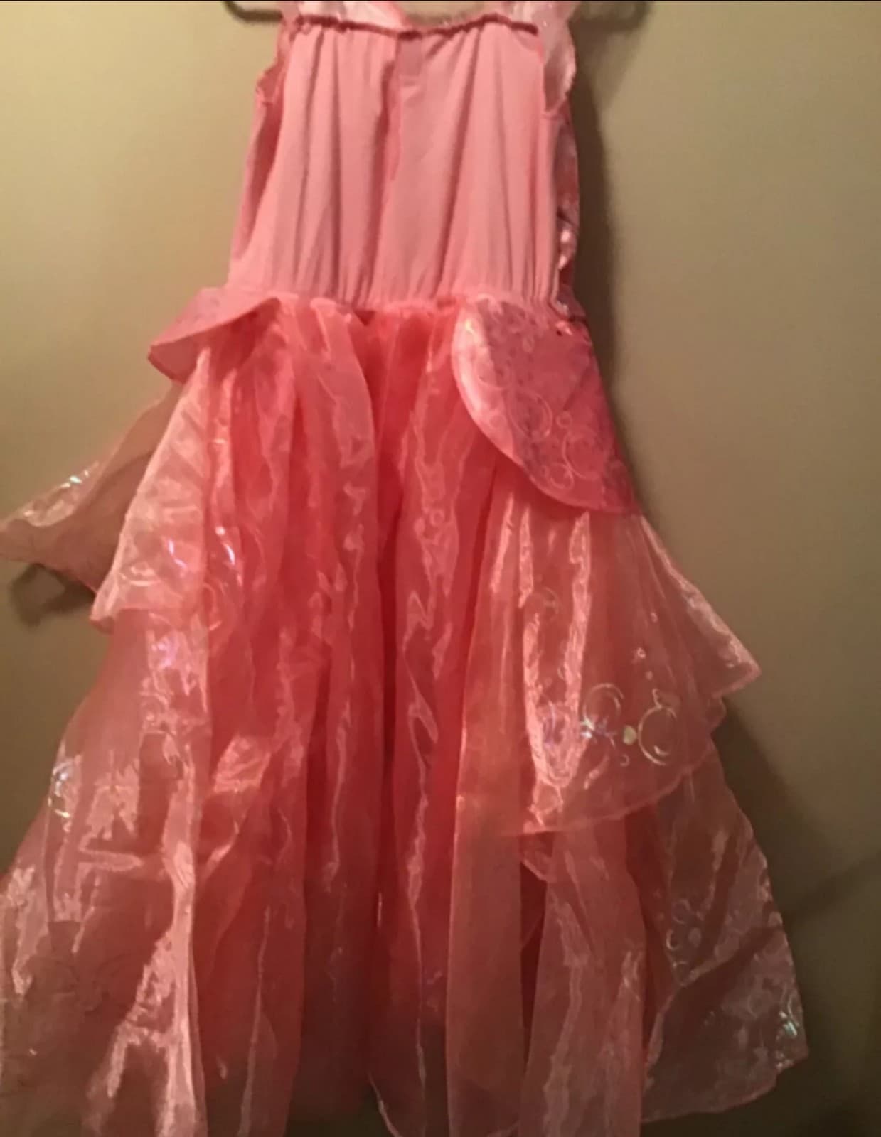 Wicked Official Movie Glinda Good Witch DRESS Costume Girls size Large - Thumbnail 3