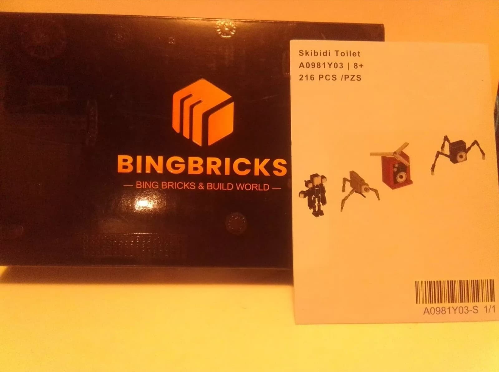 Skibidi Toilet Lego Set 4-n-1 Set - Thumbnail 2