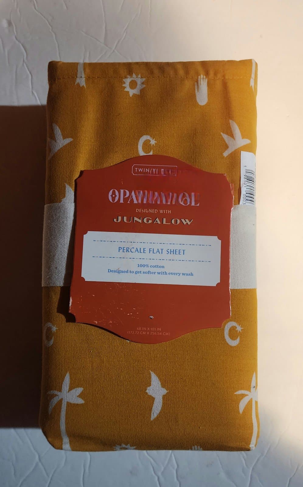 Twin Flat Sheet Yellow Icon By Opalhouse - Image 1