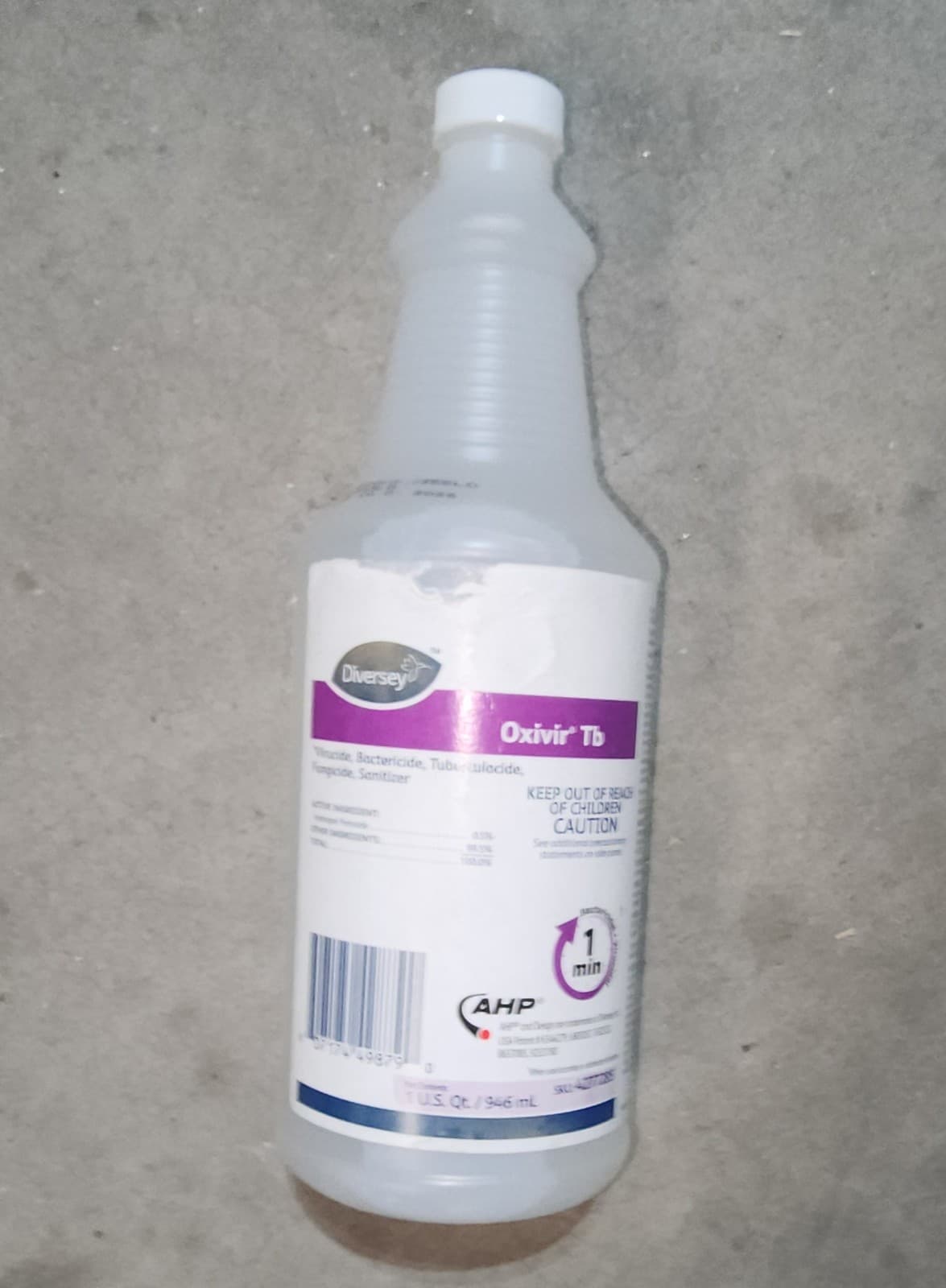 Oxivir Diversey Disinfectant Cleaner, Accelerated Hydrogen Peroxide 32oz Bottle - Thumbnail 7