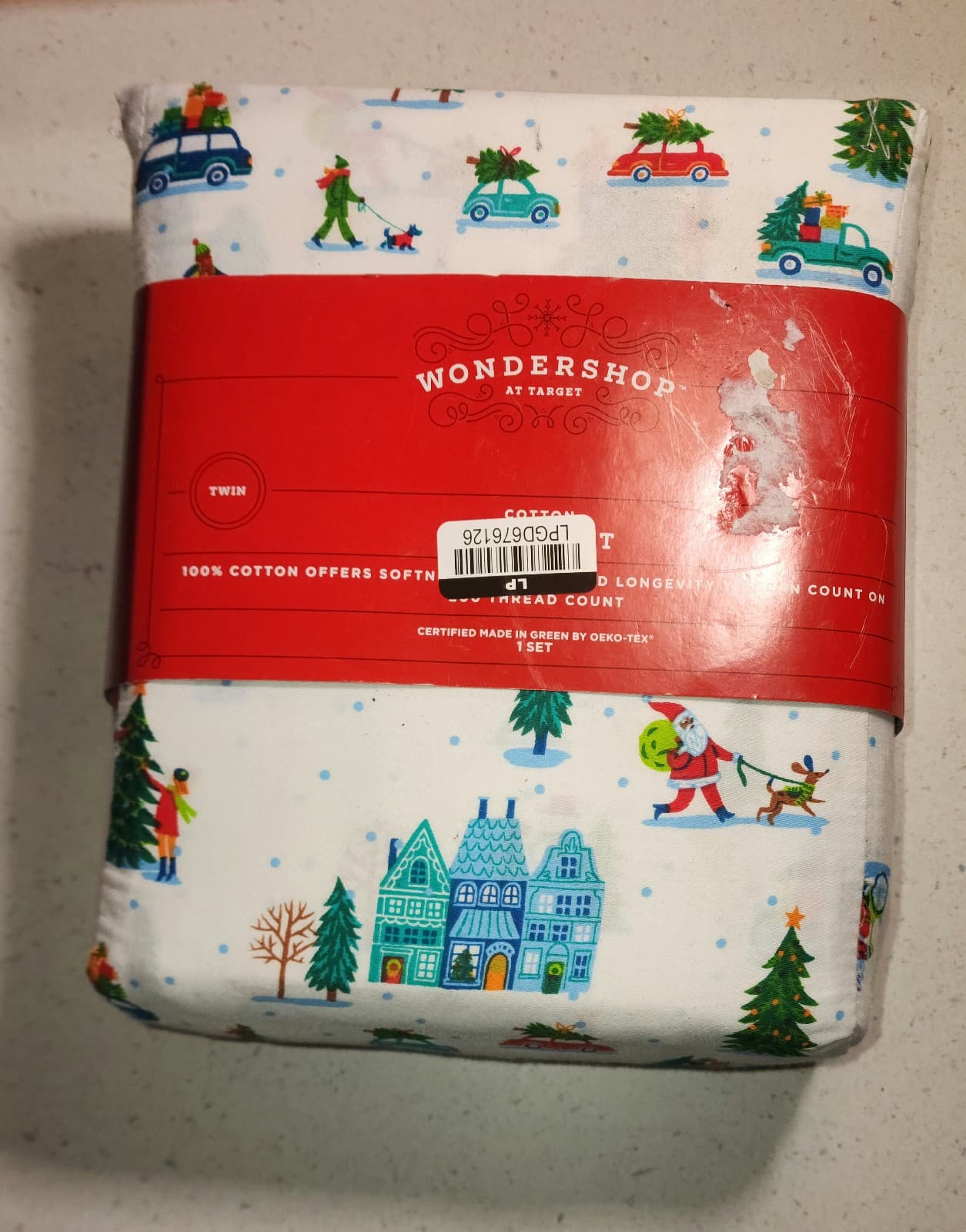 Twin Sized Christmas Sheet Set - Thumbnail 2