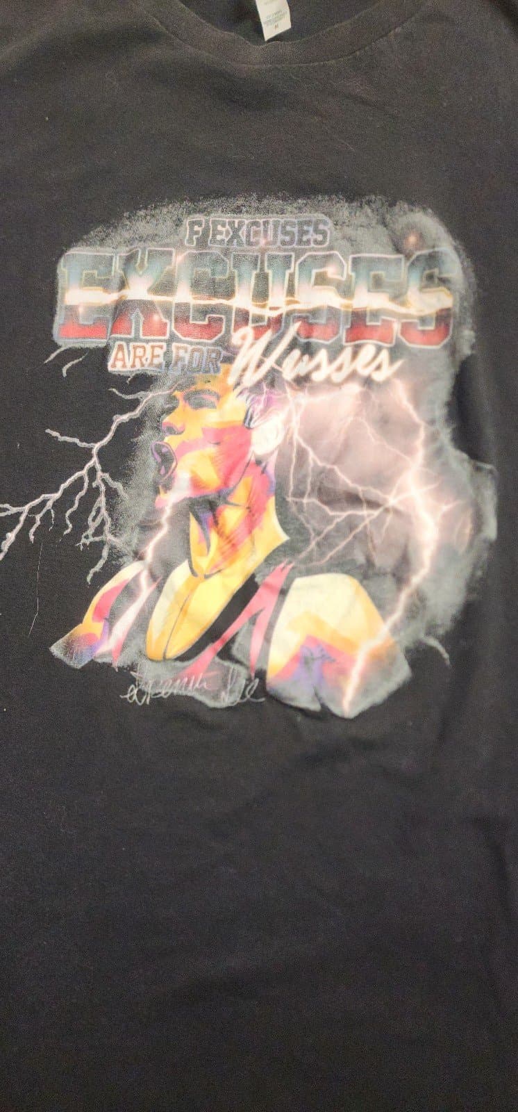 Excuses are for wussies T-shirt size Medium - Spencer Lee - Thumbnail 3