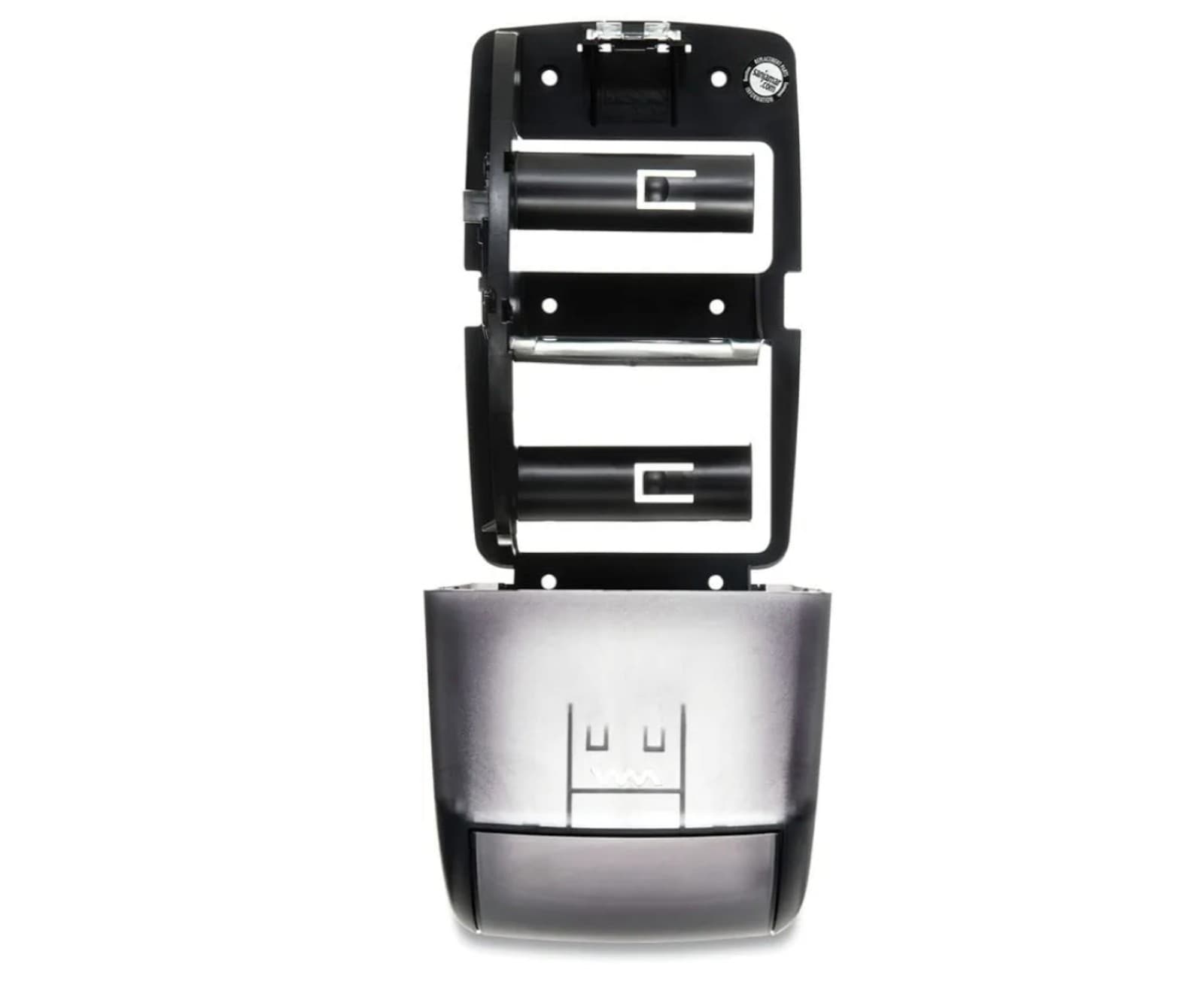 Duett Standard Bath Tissue Dispenser 2 Roll 7 1/2w x 7d x 12 3/4h Black Pearl - Thumbnail 3