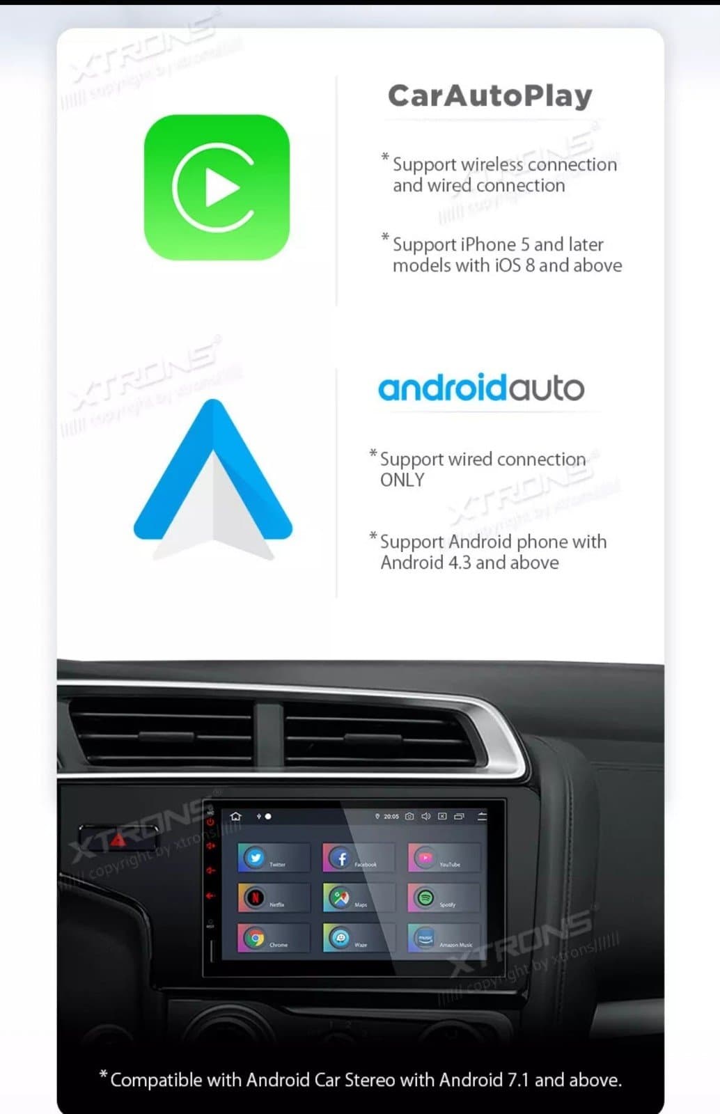 Car Play Wireless Car Auto Play Dongle Adapter for Android, iPhone - Thumbnail 4