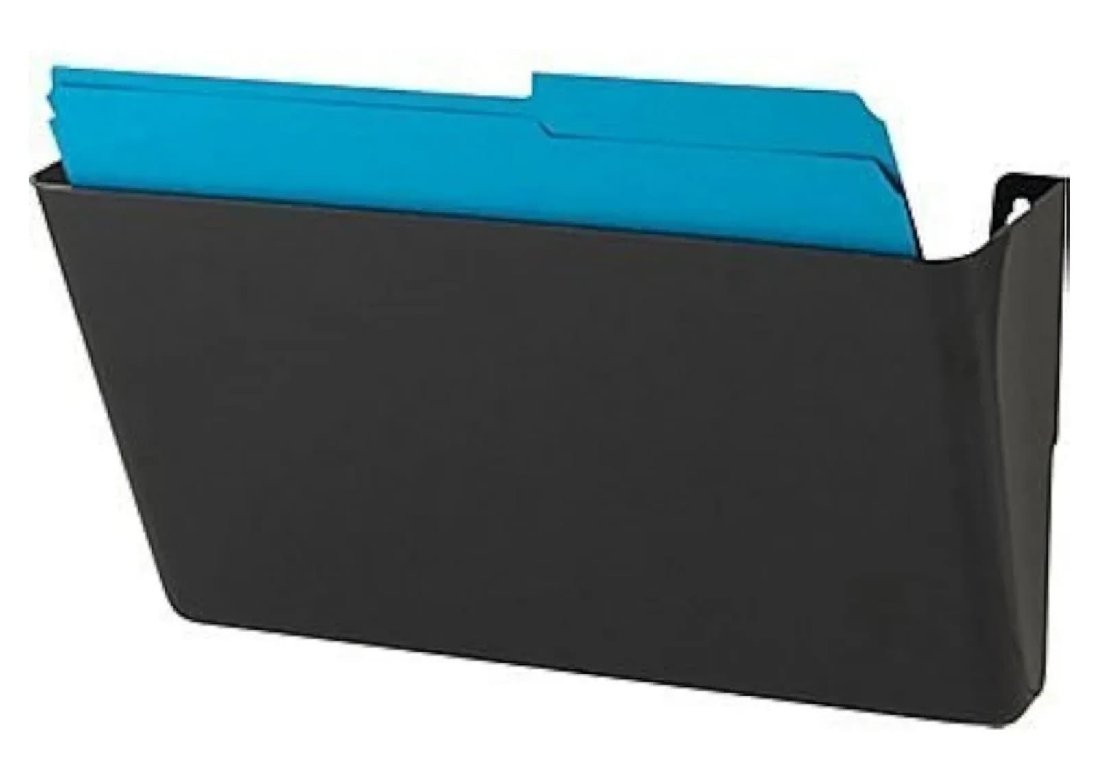 Single Pocket Black Wall File, Letter Size Universal - Image 1