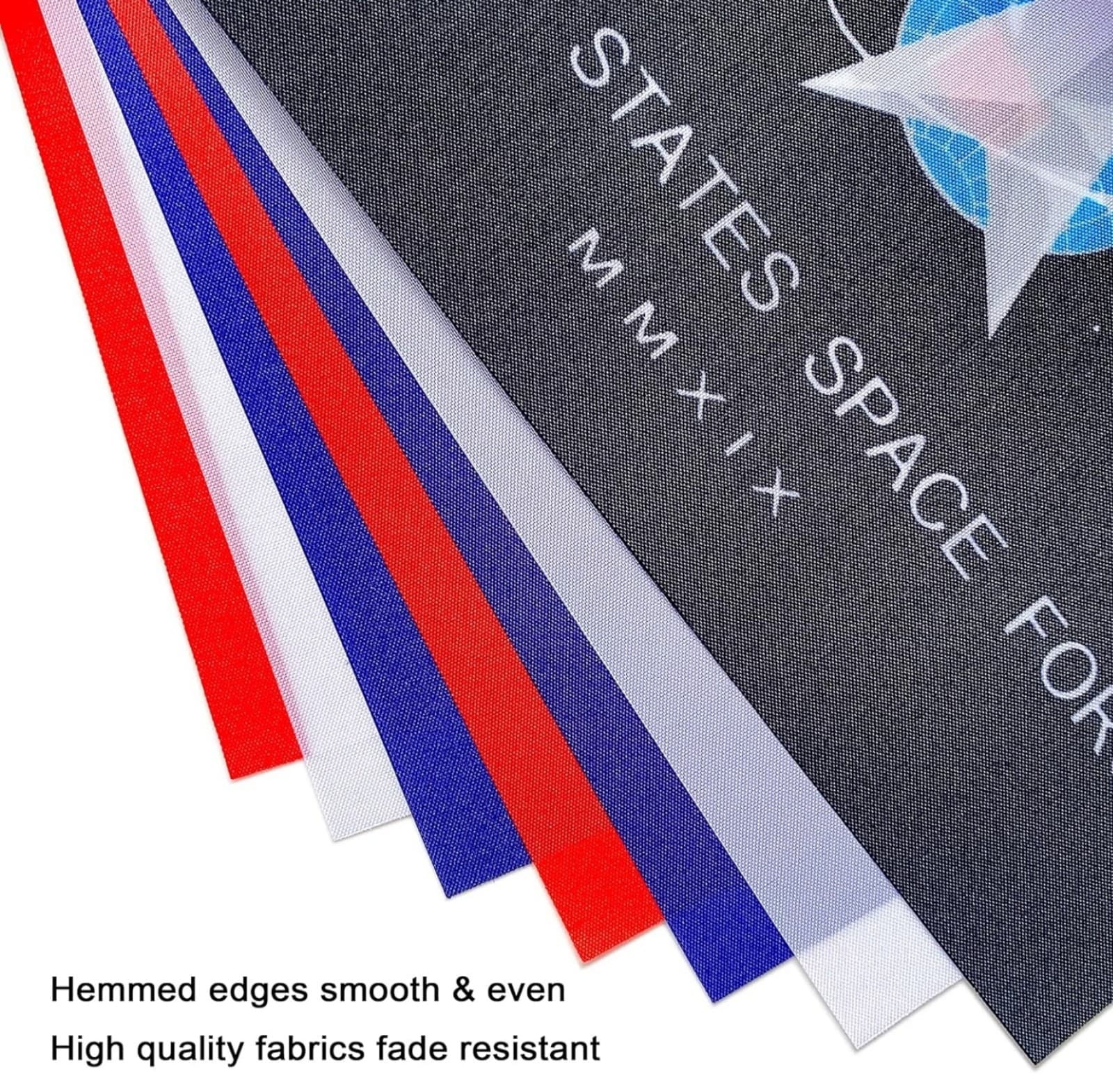 USA Military Flags Banner Set All Branches Bunting Flags for Memorial Day,Vetera - Thumbnail 3