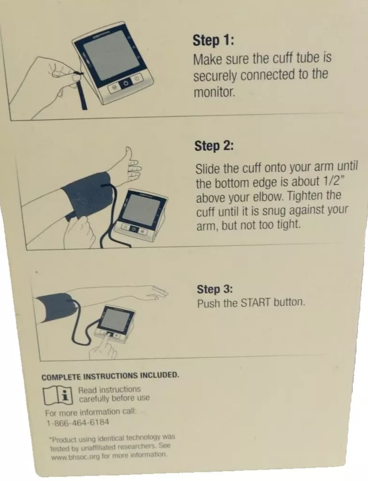 Blood Pressure Monitor CVS Advanced Upper Arm Cuff BP3MV1-1ECVS - Thumbnail 4