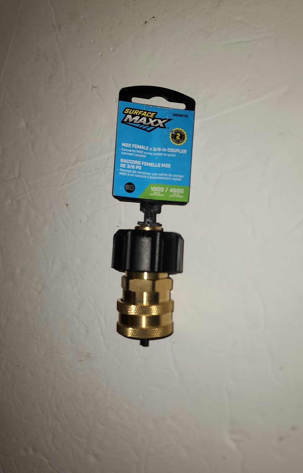 Surface Maxx Quick-Connect x M22 Connector for Pressure Washer - Image 1