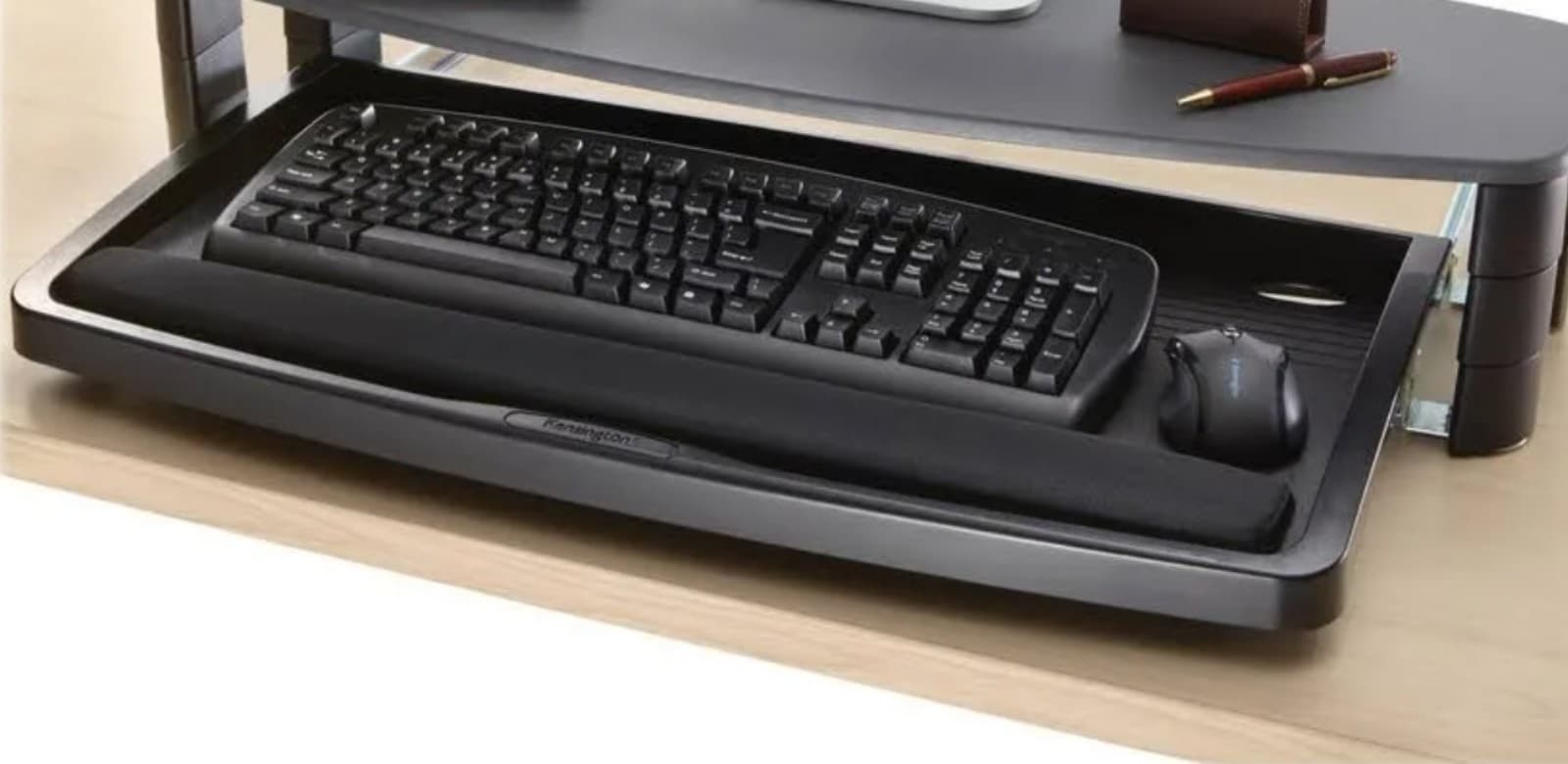 Kensington Comfort Keyboard Drawer with SmartFit System K60004US - Thumbnail 2