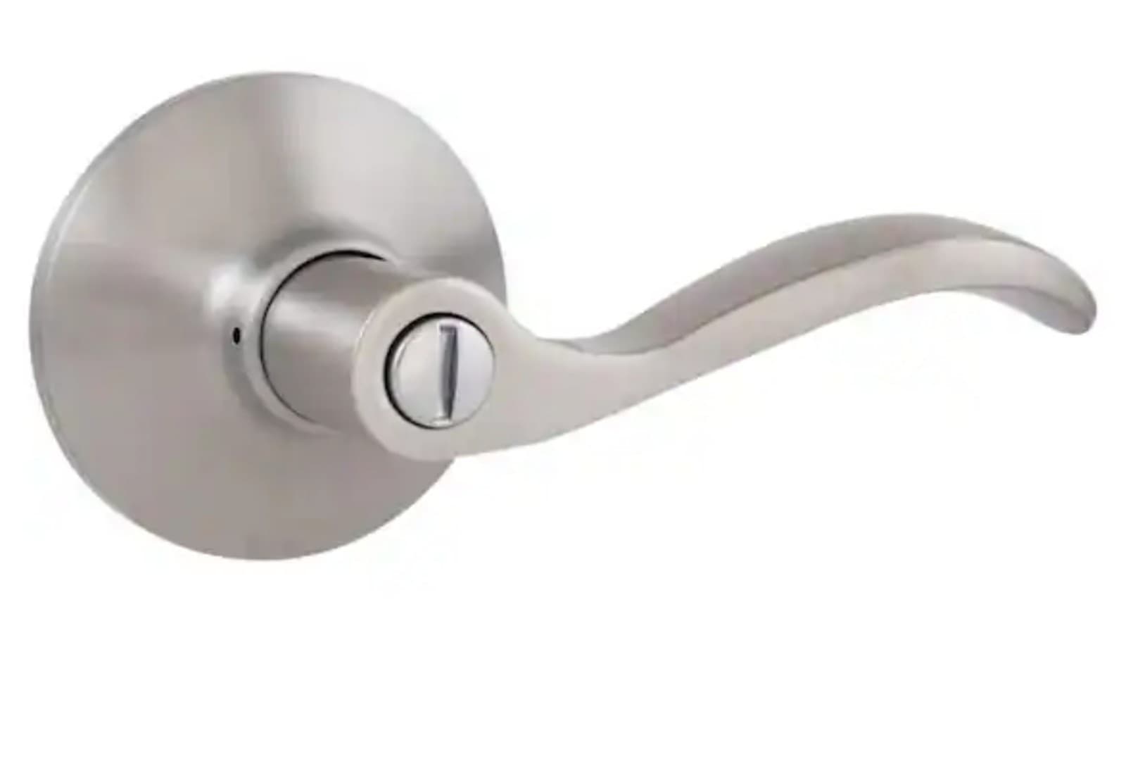Defiant Naples Satin Nickel Bed/Bath Door Lever - Image 1