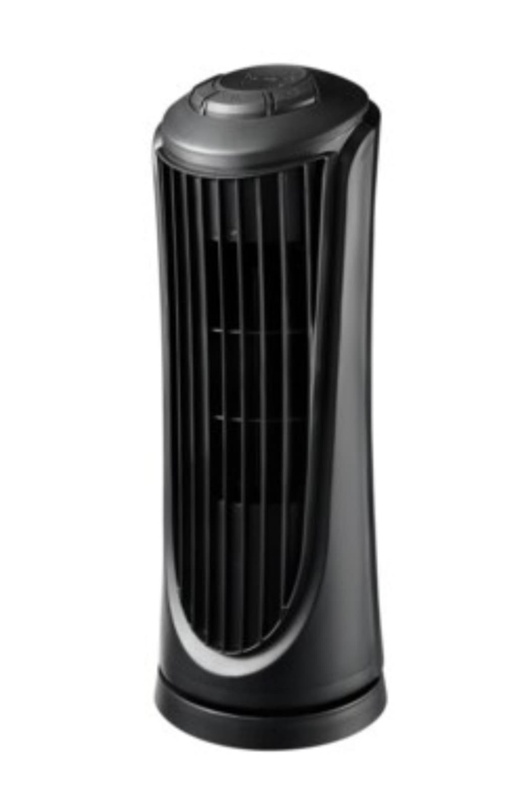 Utilitech 14in Fan 3-Speed Indoor Black Matte Oscillating Tower Fan - Image 1