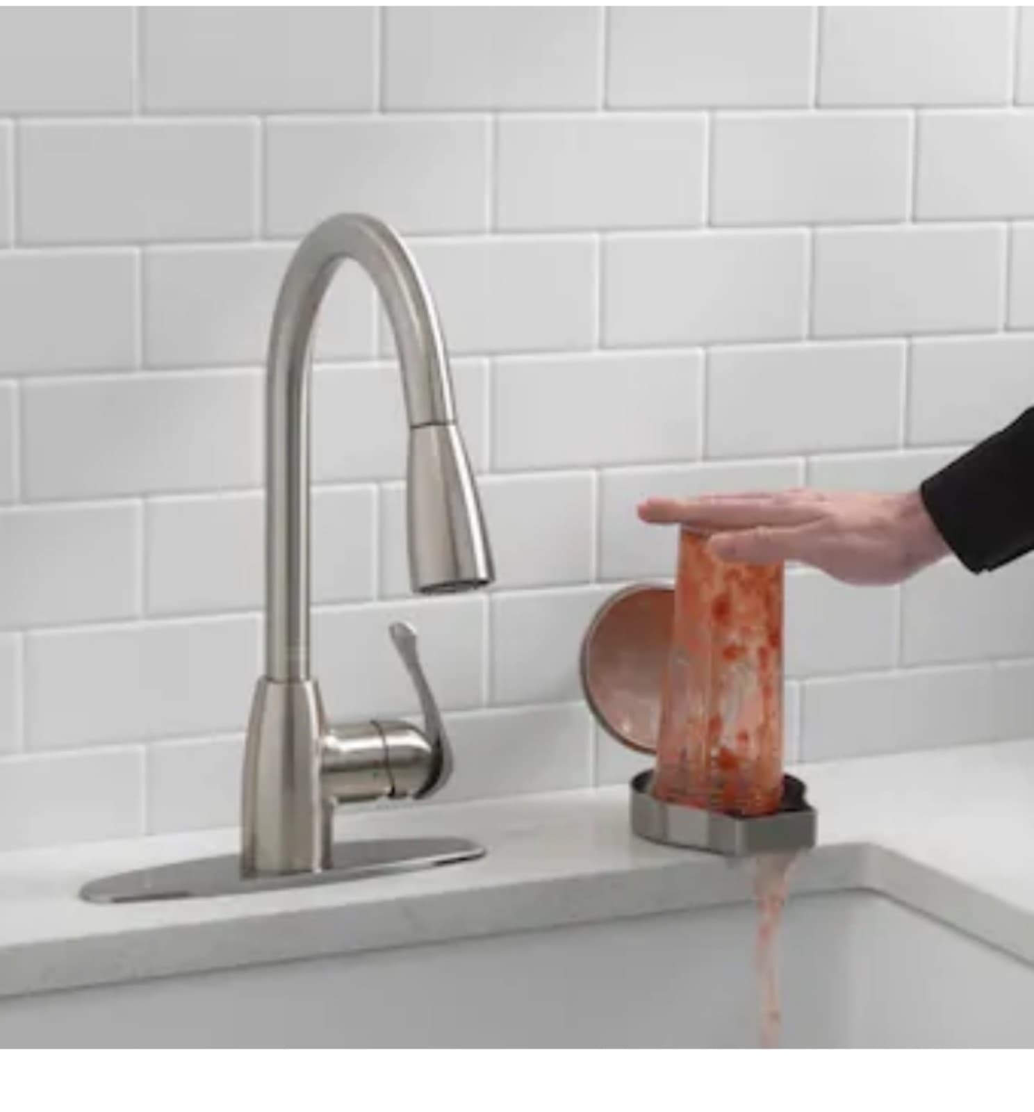 Project Source Glass Rinser with Cover - Thumbnail 6