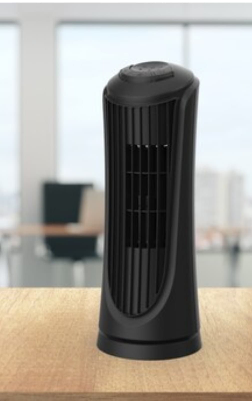 Utilitech 14" Fan 3-Speed Black Matte Oscillating Tower Fan - Thumbnail 5