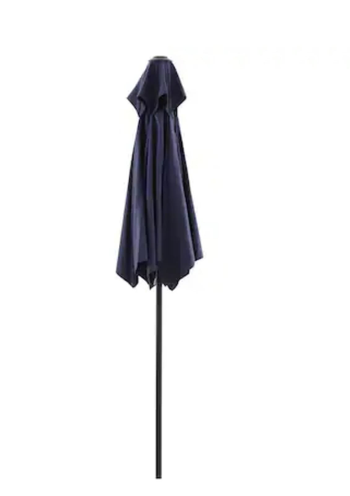 Style Selections 7.5-ft Steel Blue Push-button Tilt Market Patio Umbrella - Thumbnail 11