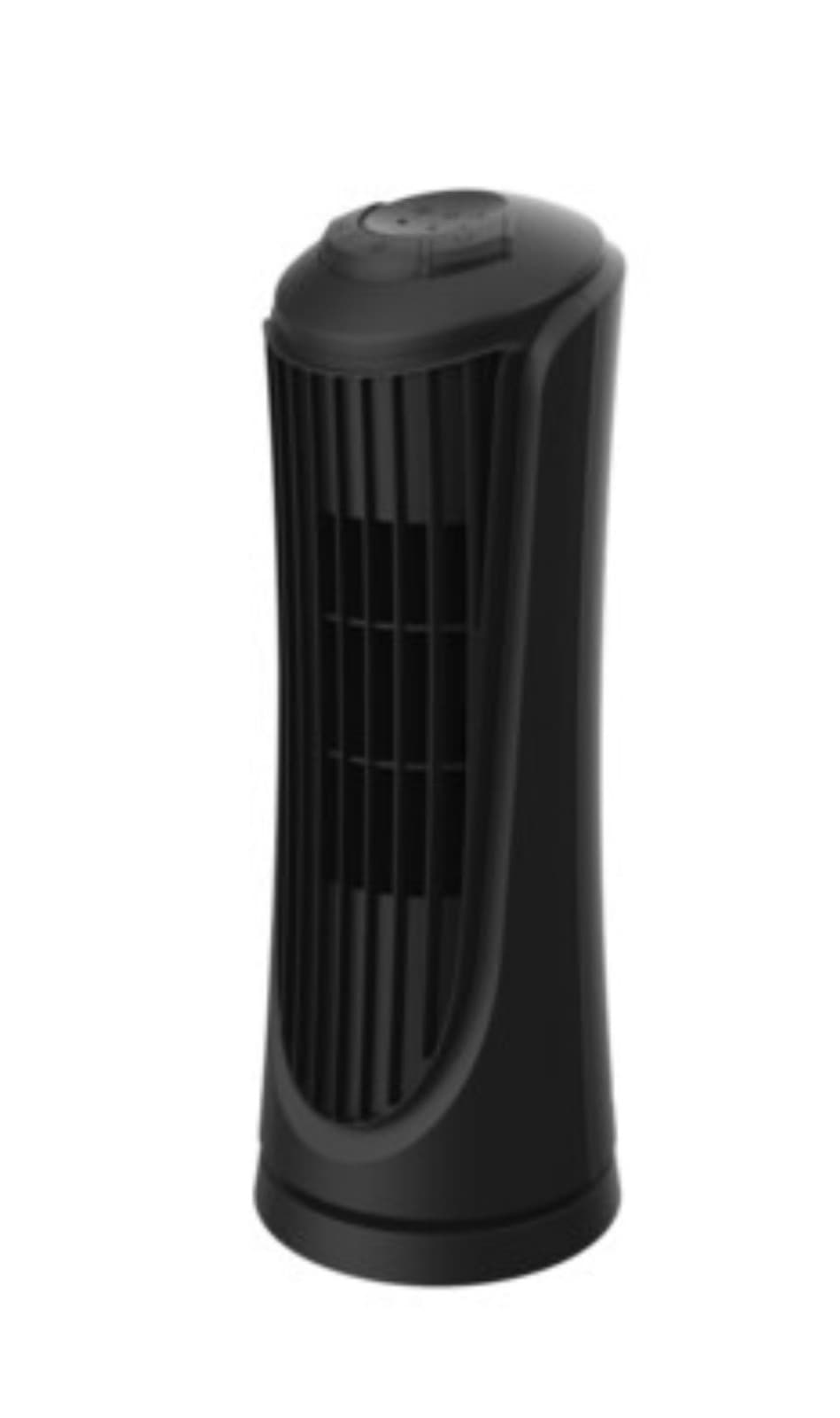 Utilitech 14in Fan 3-Speed Indoor Black Matte Oscillating Tower Fan - Thumbnail 3