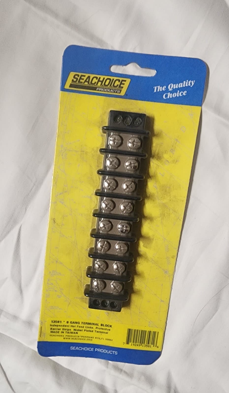 Seachoice 8 Gang Terminal Block - Image 1