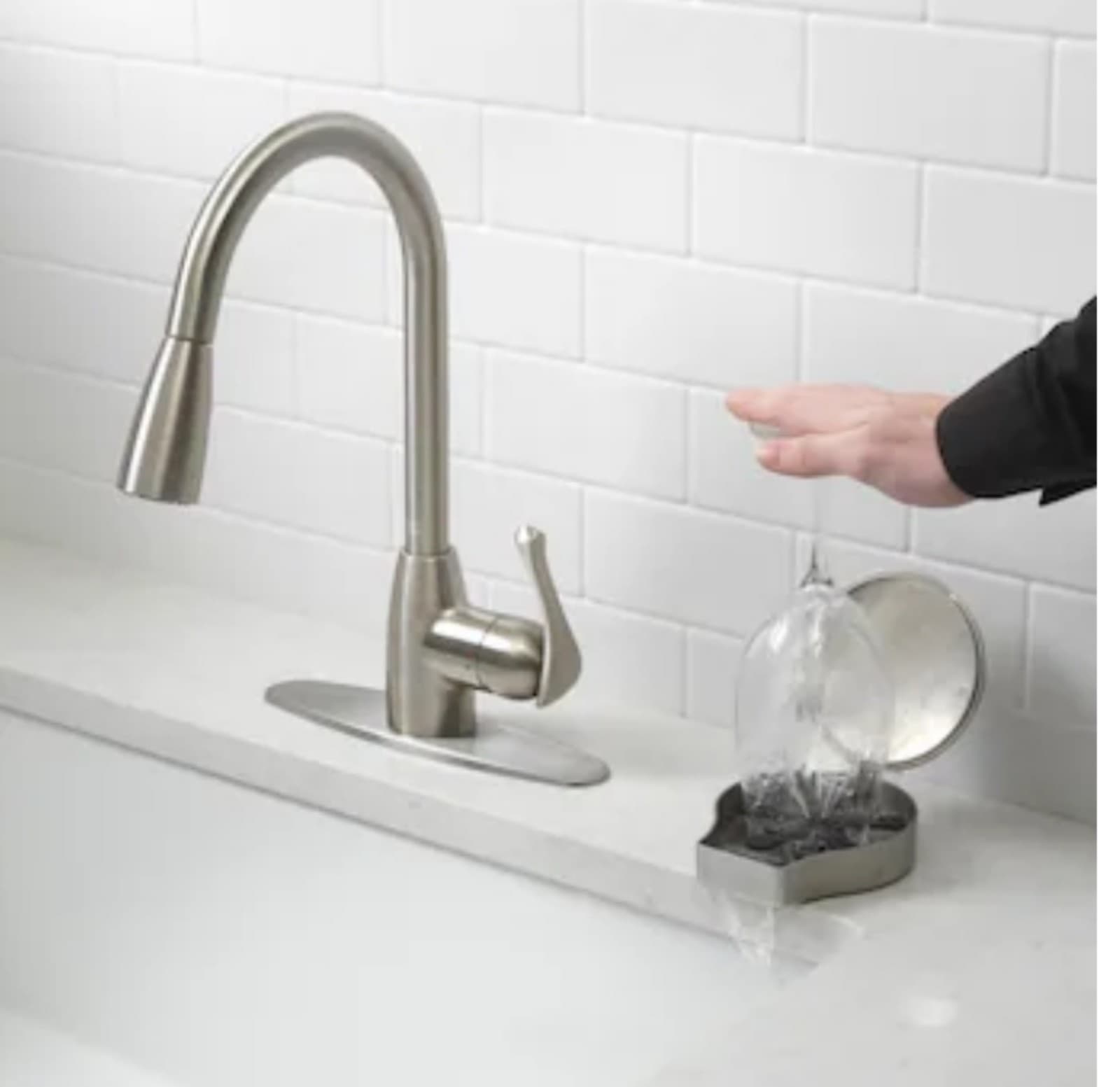 Project Source Glass Rinser with Cover - Thumbnail 3