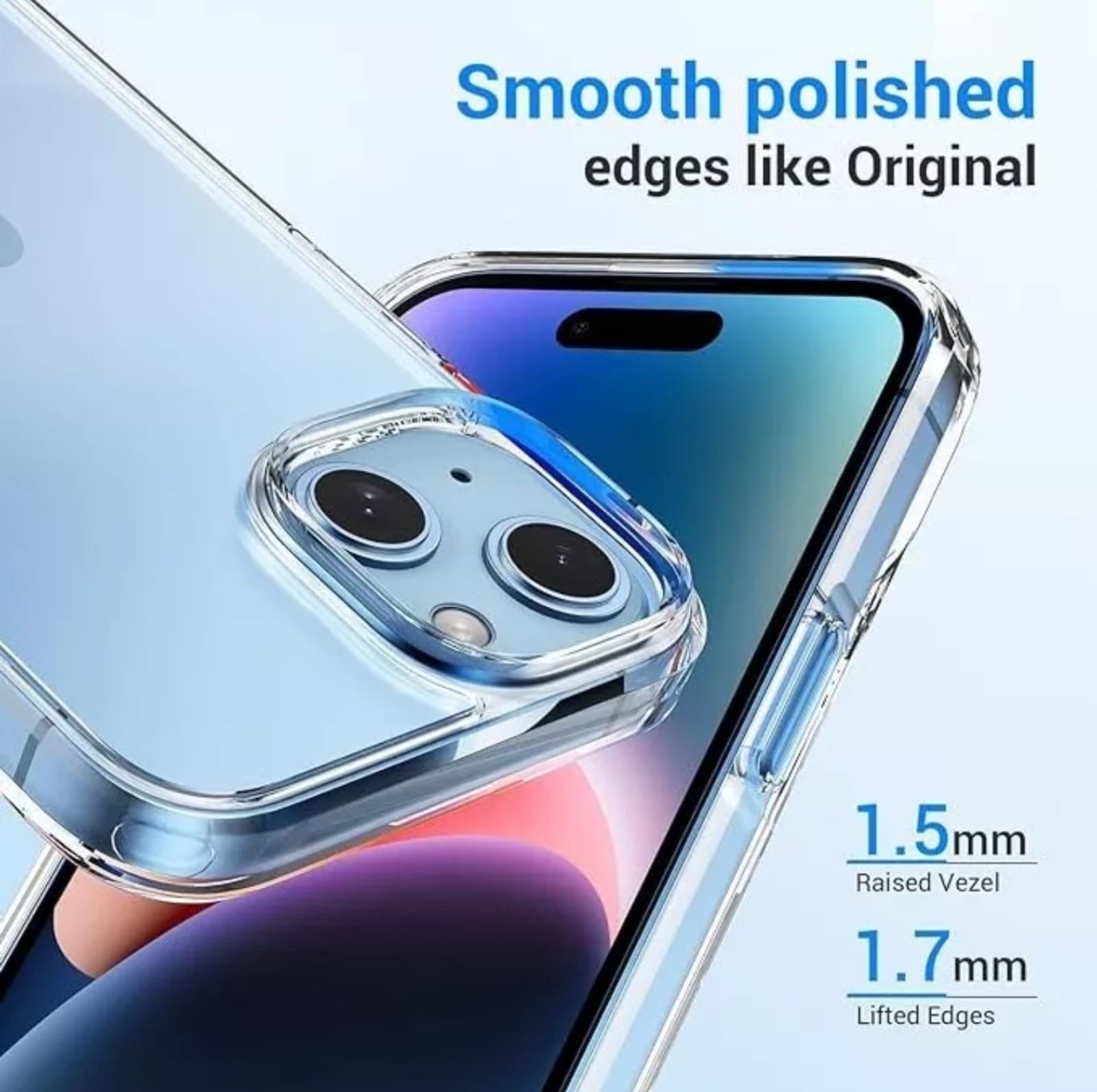 iPhone 15 Case, 2 Tempered Glass Screen Protector+2 Lens protector by Aven - Thumbnail 6