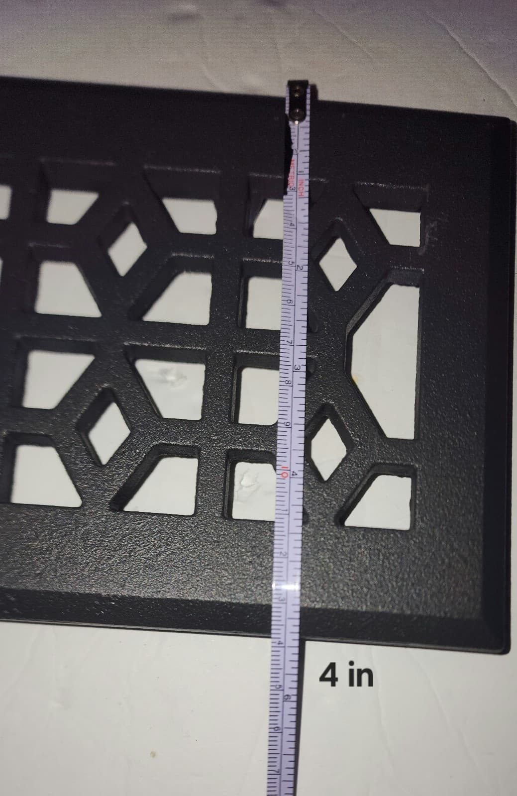 Floor Register 4" x 12" "Marquis Collection" Cast Iron - 0019844 Accord Select - Thumbnail 4