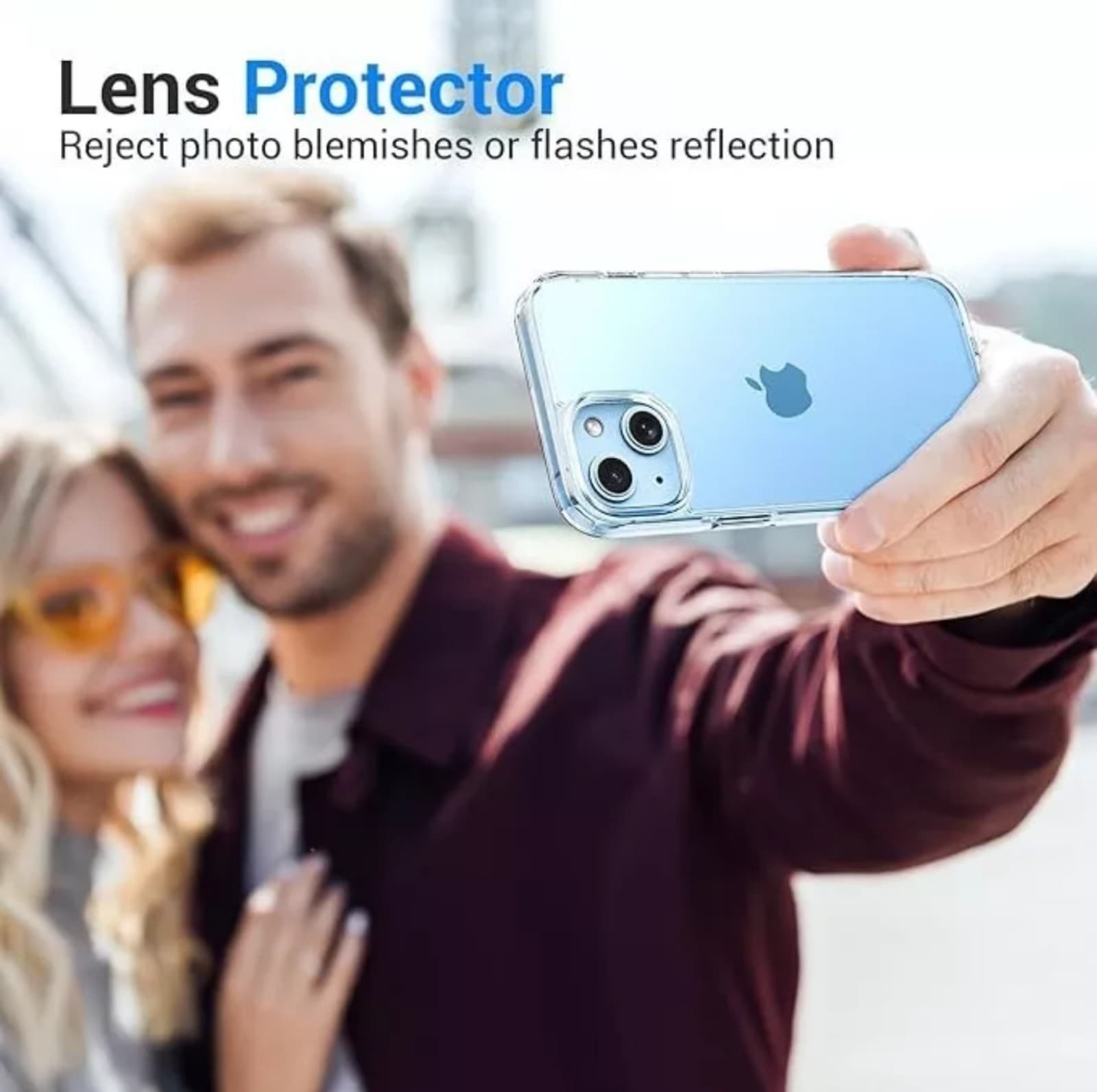 iPhone 15 Case, 2 Tempered Glass Screen Protector+2 Lens protector by Aven - Thumbnail 7