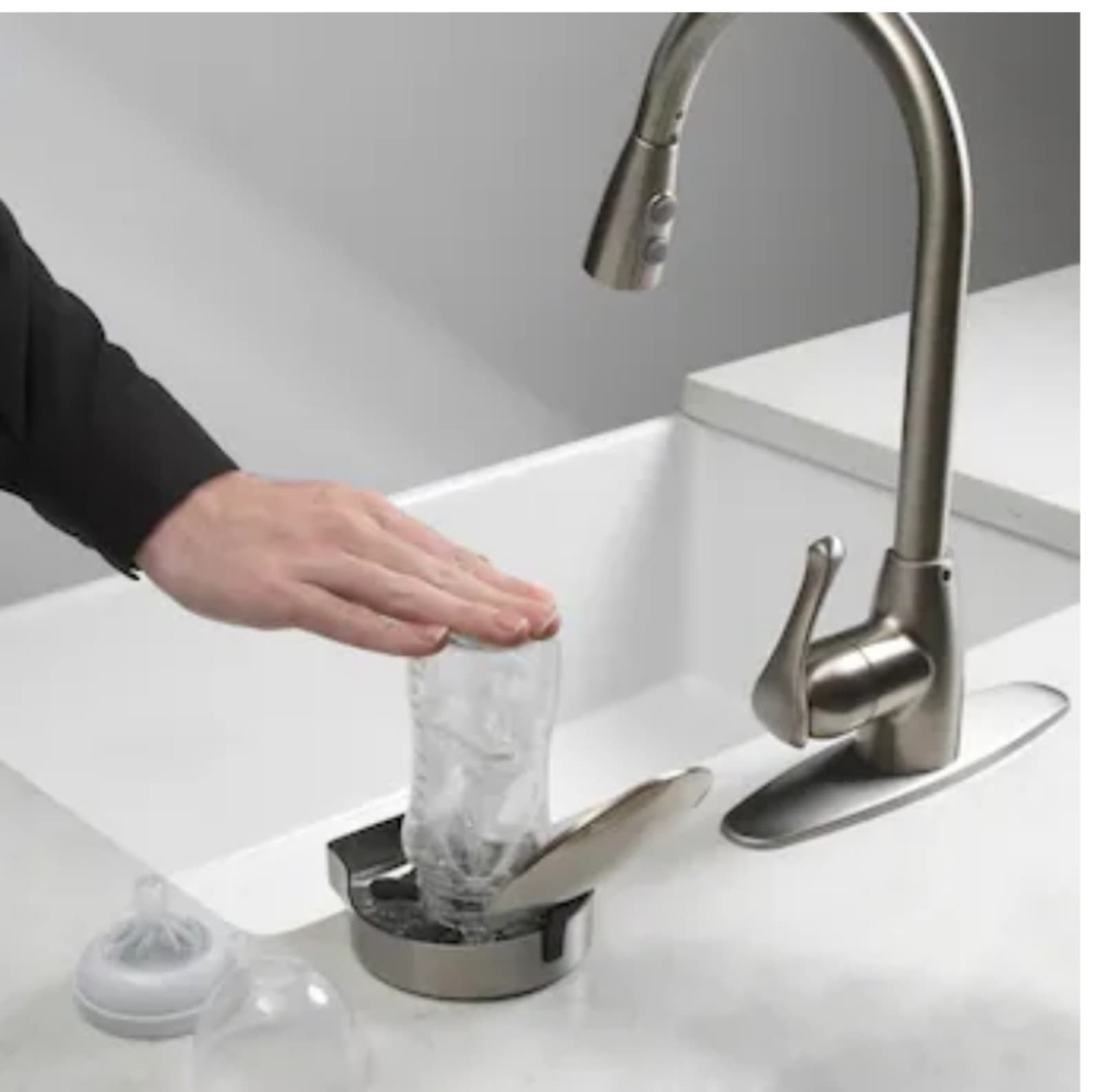 Project Source Glass Rinser with Cover - Thumbnail 5