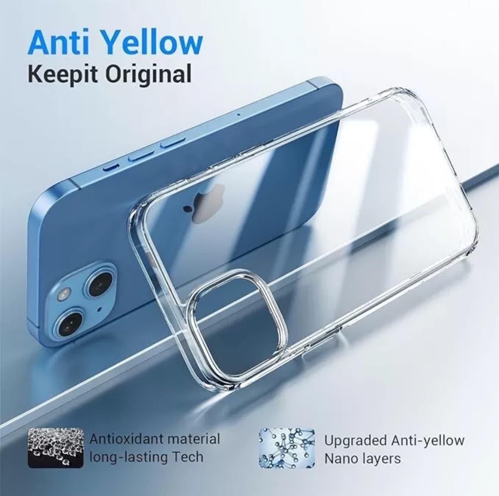 iPhone 15 Case, 2 Tempered Glass Screen Protector+2 Lens protector by Aven - Thumbnail 4