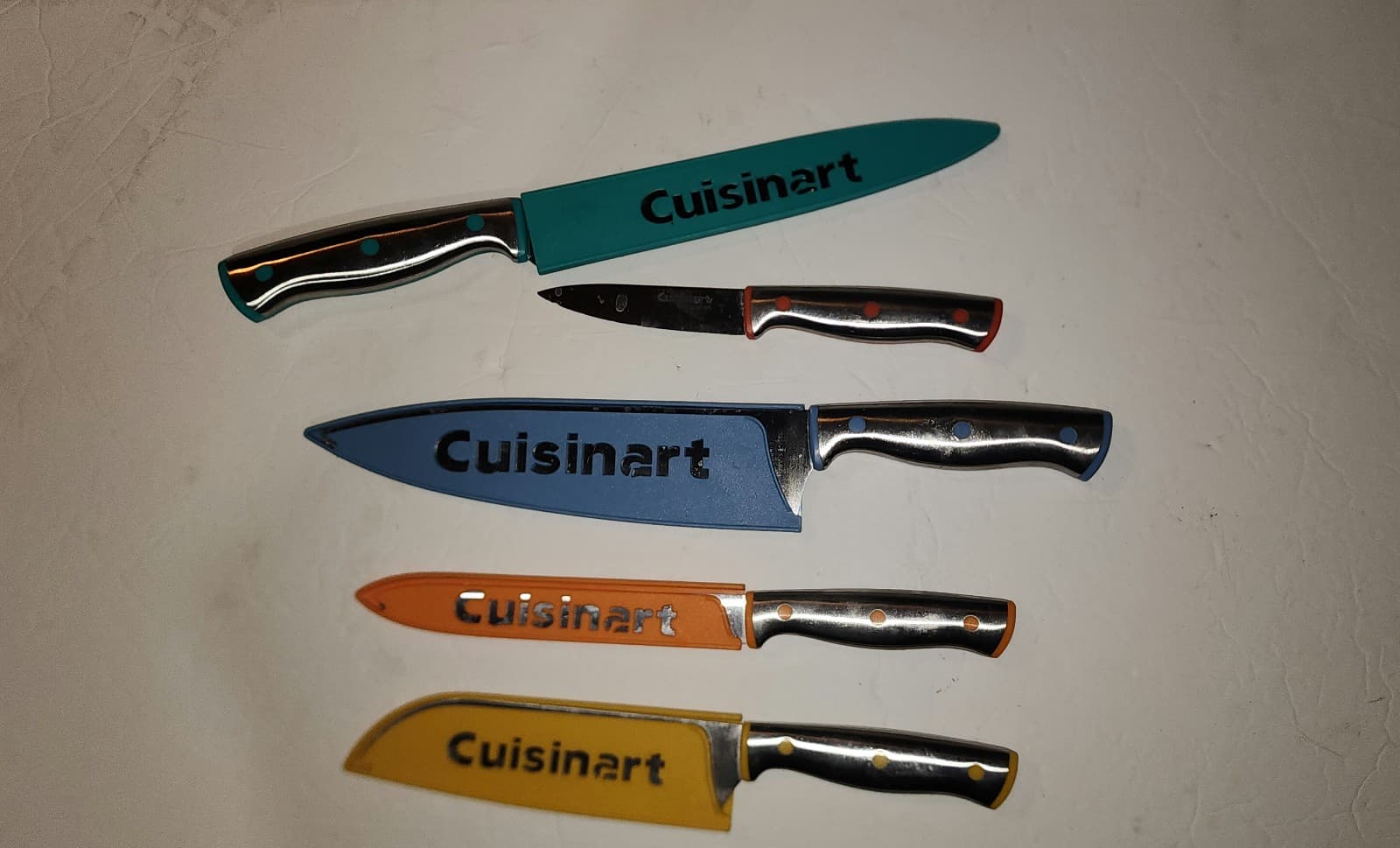 9pc Cuisinart ColorCore Knife Set & Cutting Board Set - Image 1