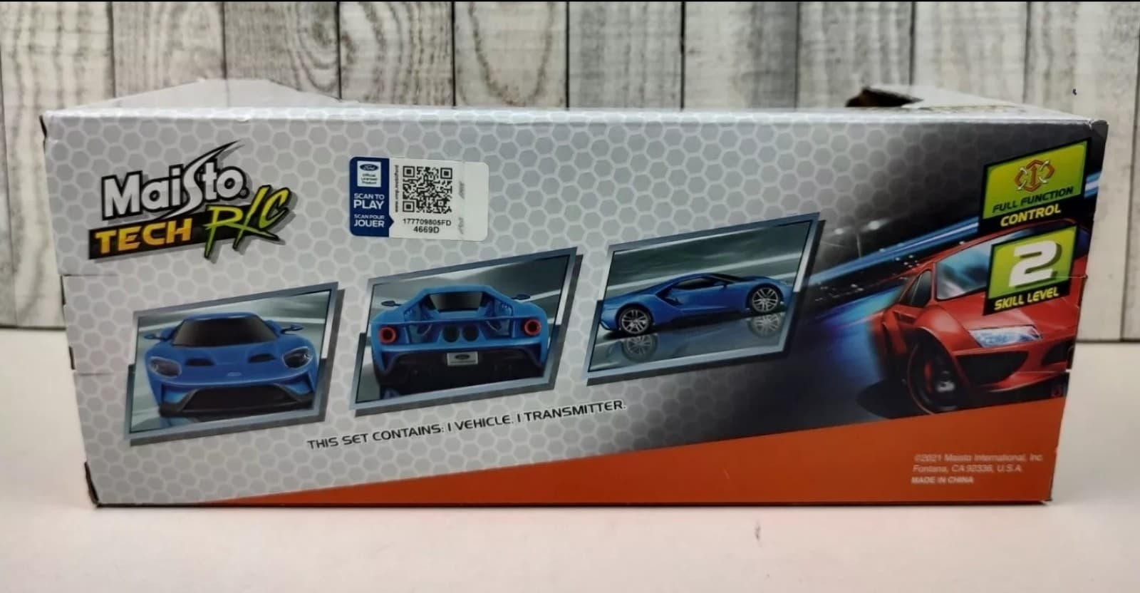 Maisto Tech R/C Red Ford GT 1:24 Street Series 49MHz Frequency NIB - Thumbnail 3