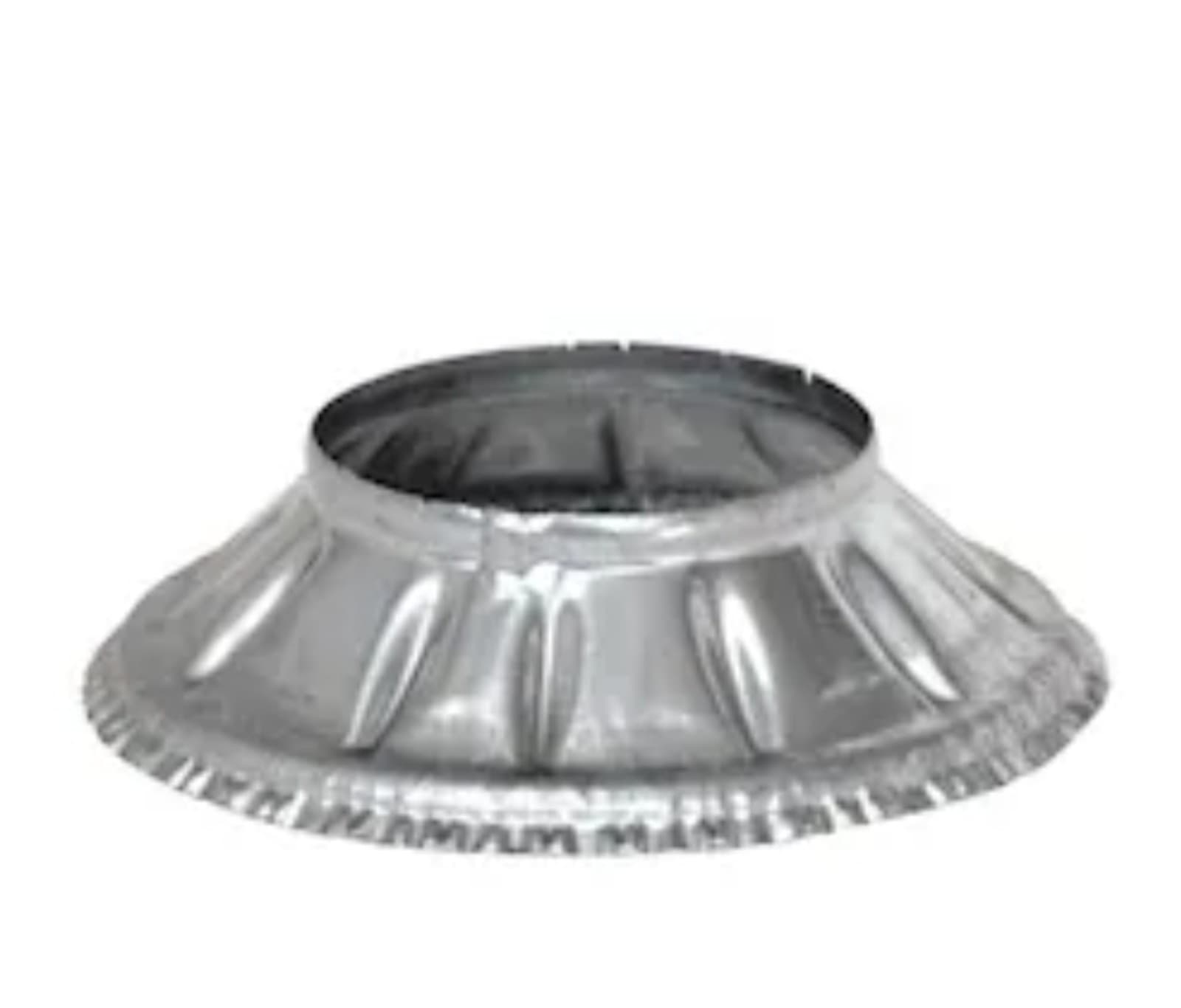 Storm Duct Starting Collar 26 Gauge Galvanized Steel Round - Image 1