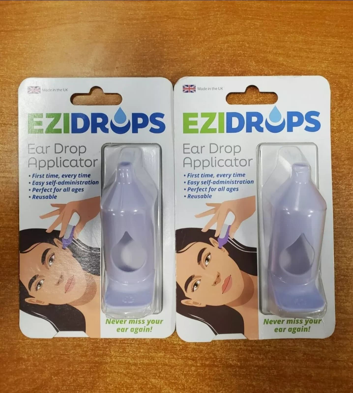 Ezidrops Ear Drop Applicators Easy Administration Reusable 2 Pack - Image 1