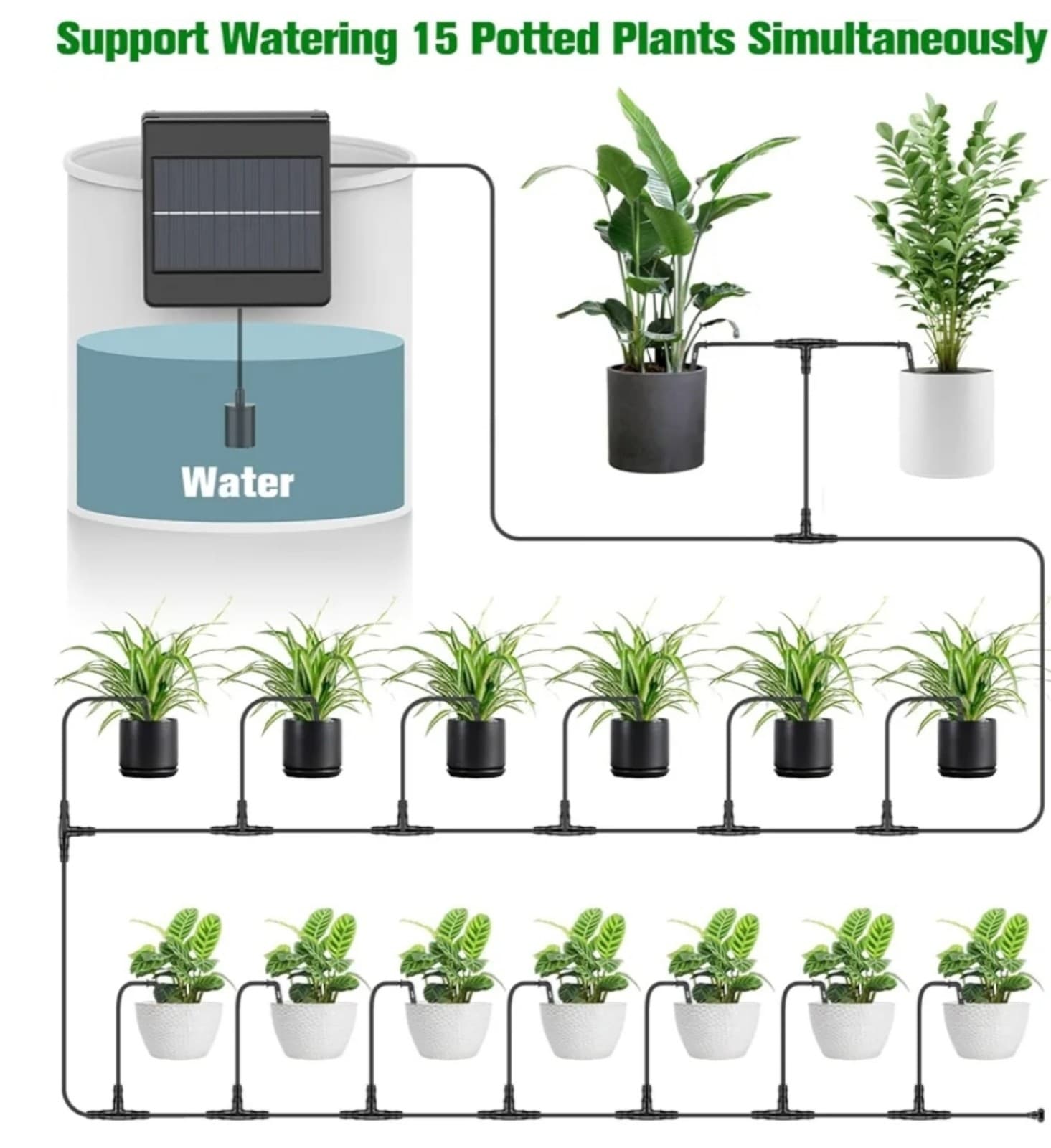 Solar Automatic Drip Irrigation Kit System - Thumbnail 6