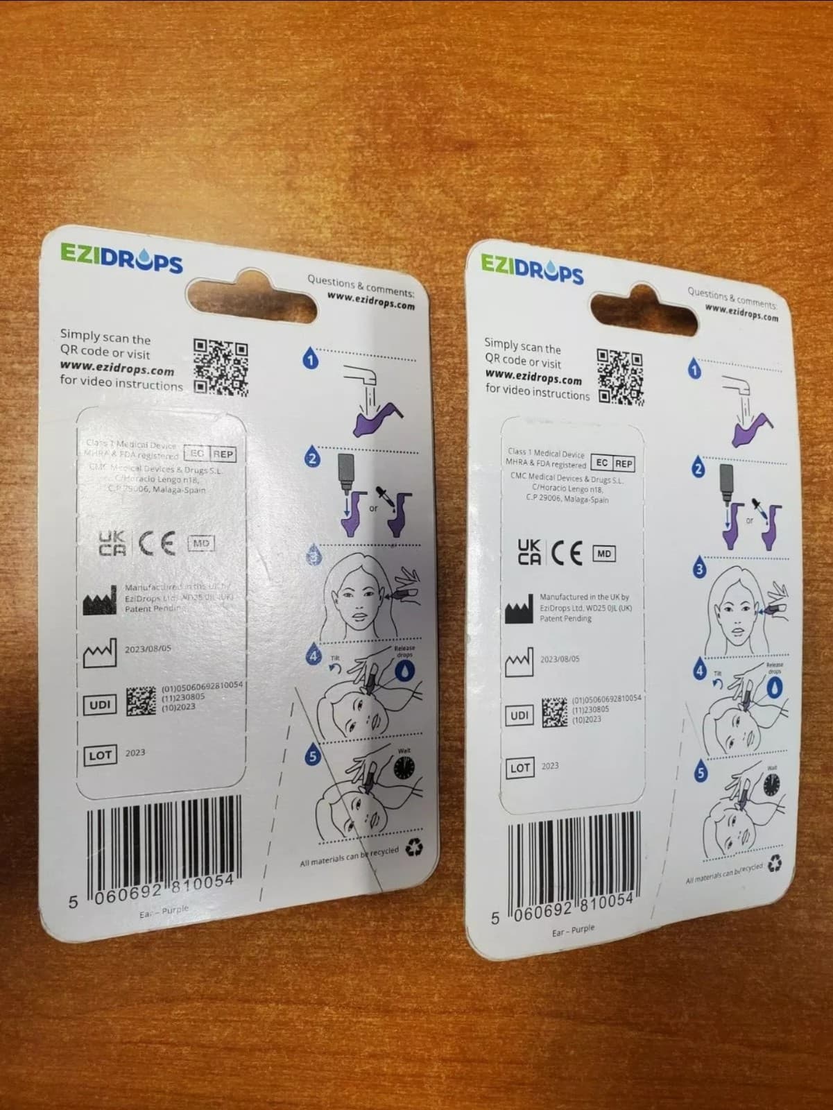 Ezidrops Ear Drop Applicators Easy Administration Reusable 2 Pack - Thumbnail 2