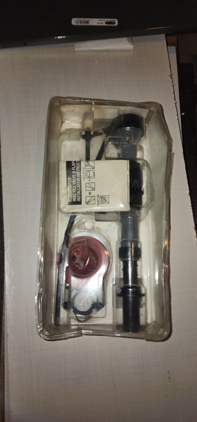 Fluidmaster Toilet Tank Fill Valve Kit Repair Easy Install 400C - Thumbnail 3