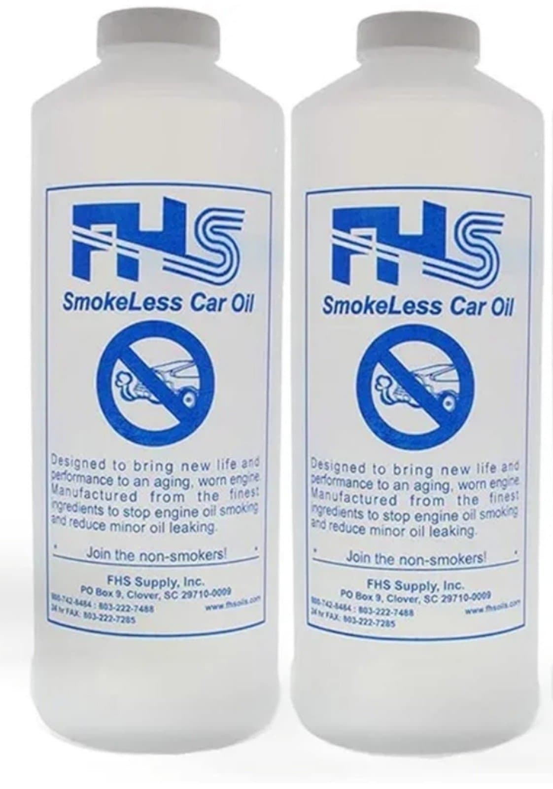 FHS Smokeless Car Oil 2 Liters - Image 1