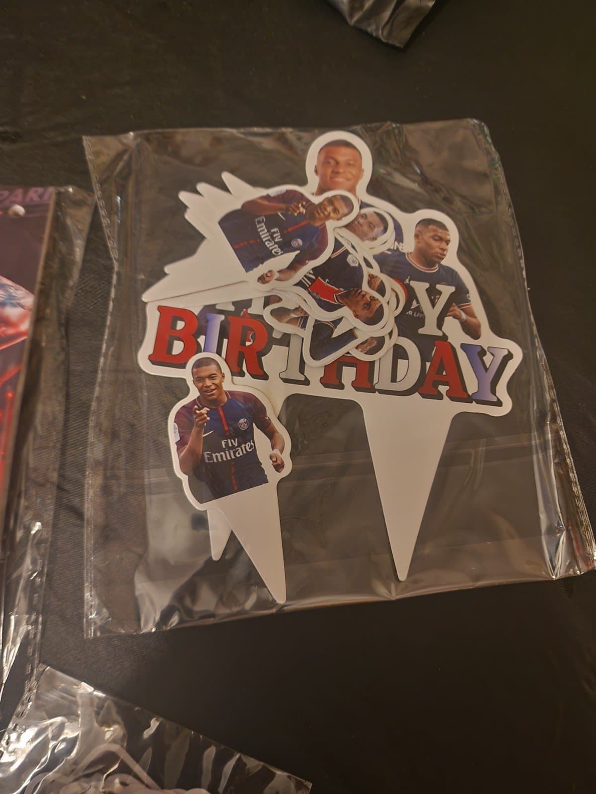 Kylian Soccer Theme Birthday Party Decor 82pcs - Thumbnail 5