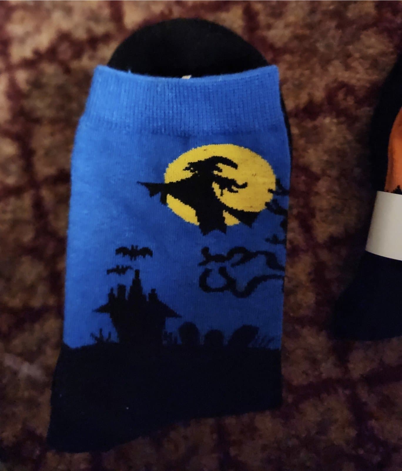 Halloween Socks by Sock Panda size Medium - Thumbnail 4