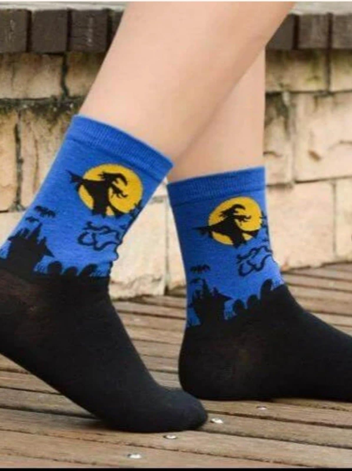 Halloween Socks by Sock Panda size Medium - Thumbnail 2