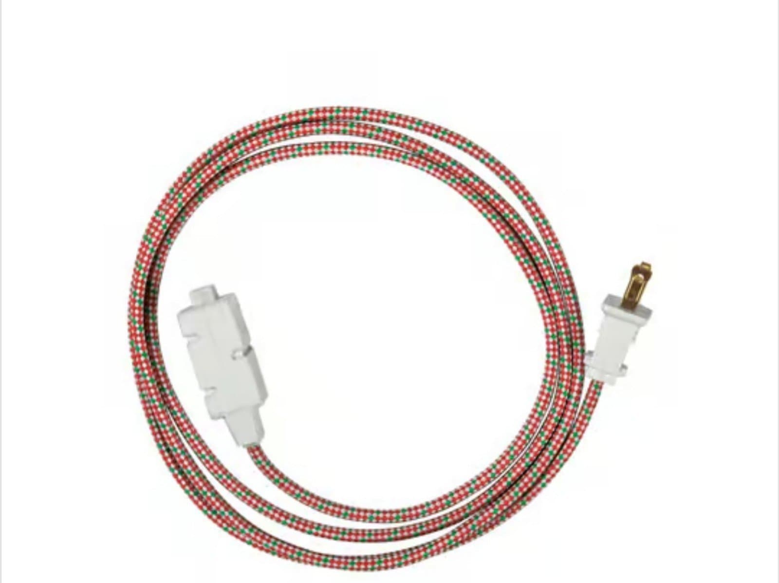 Christmas Colored 6ft Extension Cord by FabCordz 2ct - Thumbnail 2