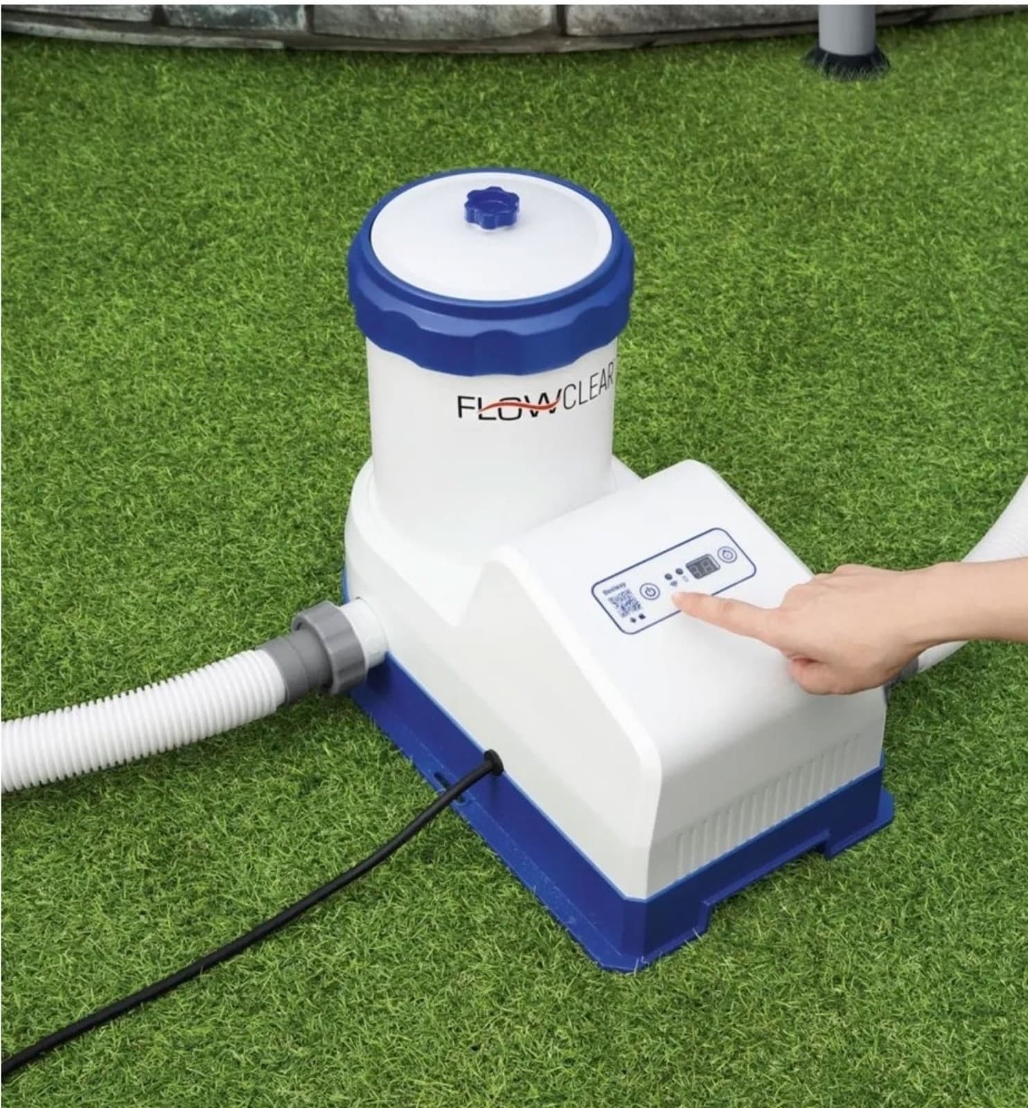 Bestway Flowclear Smart Touch 2,000 GPH WiFi Pool Filter Pump System - Thumbnail 5