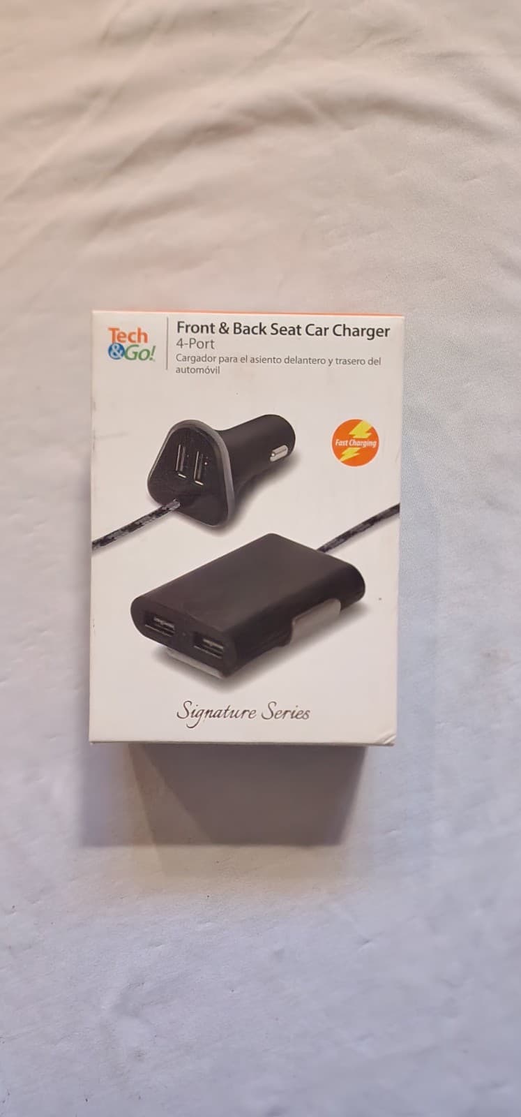 Front & Back Seat Fast Charger 4 Ports - Image 1