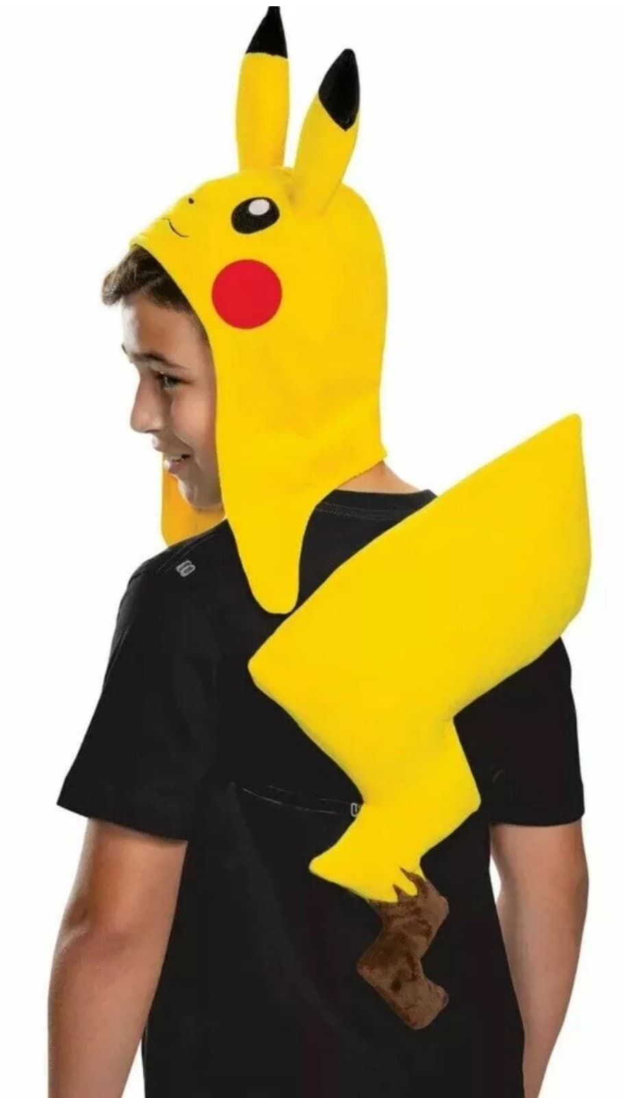 Adult Pokemon Pikachu Costume Accessory Kit Headpiece & Tail - Image 1