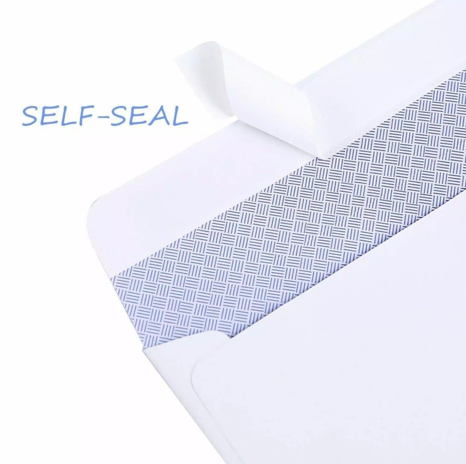 500 Count #8 Double Window Envelopes SELF SEAL Business Mailing 3 5/8" x8 11/16" - Thumbnail 5