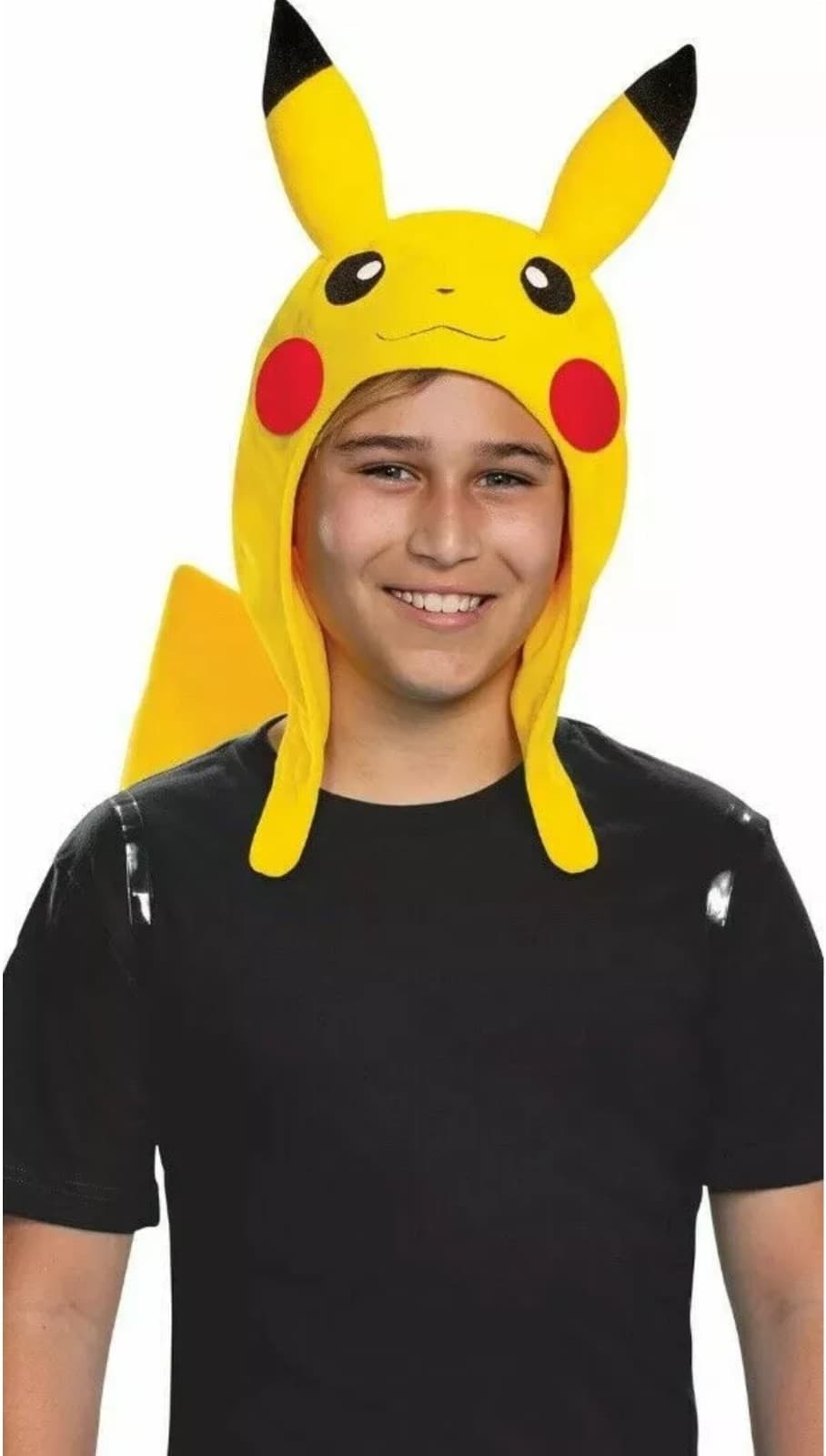 Adult Pokemon Pikachu Costume Accessory Kit Headpiece & Tail - Thumbnail 2