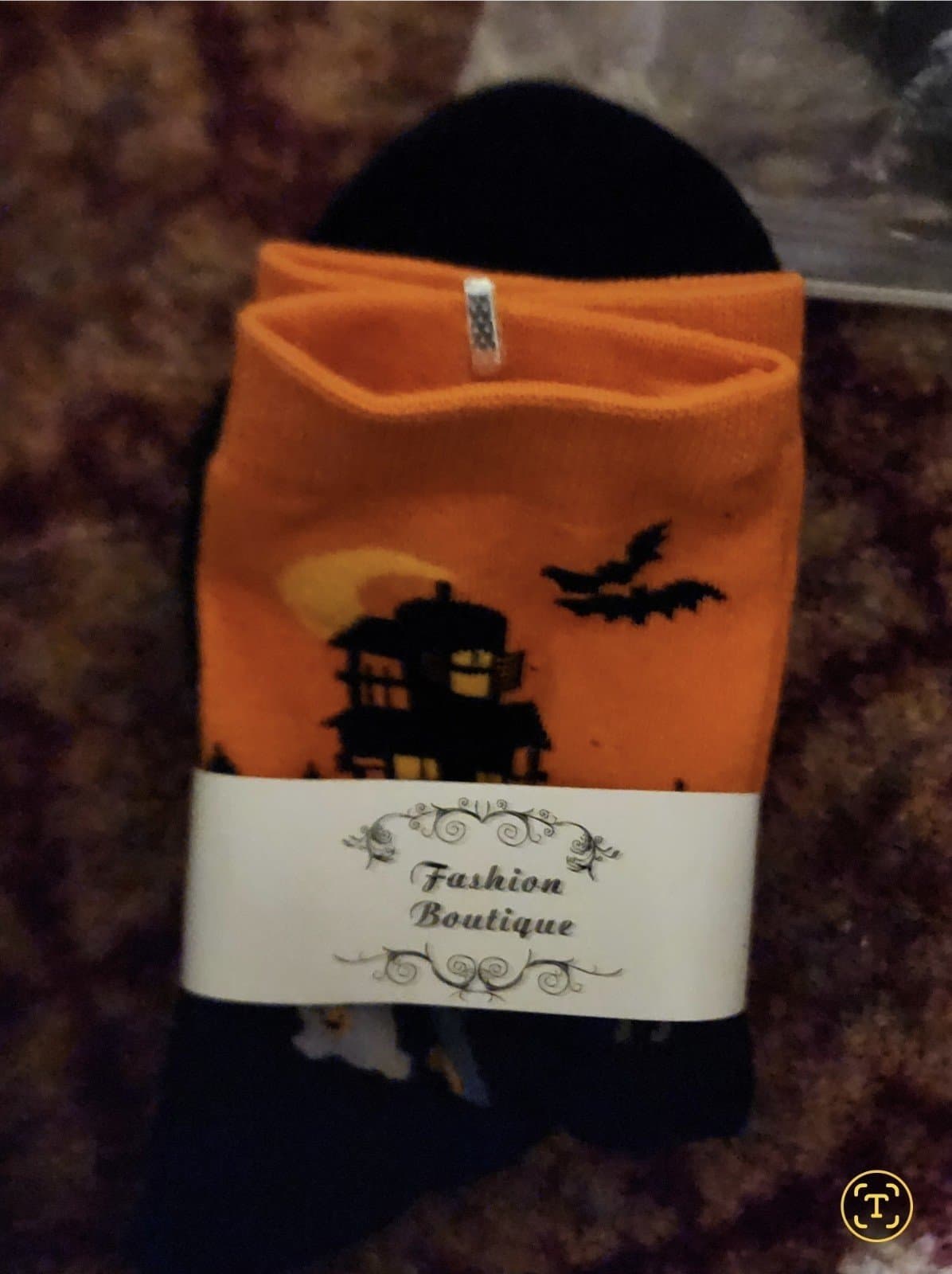 Halloween Socks by Sock Panda size Medium - Thumbnail 4