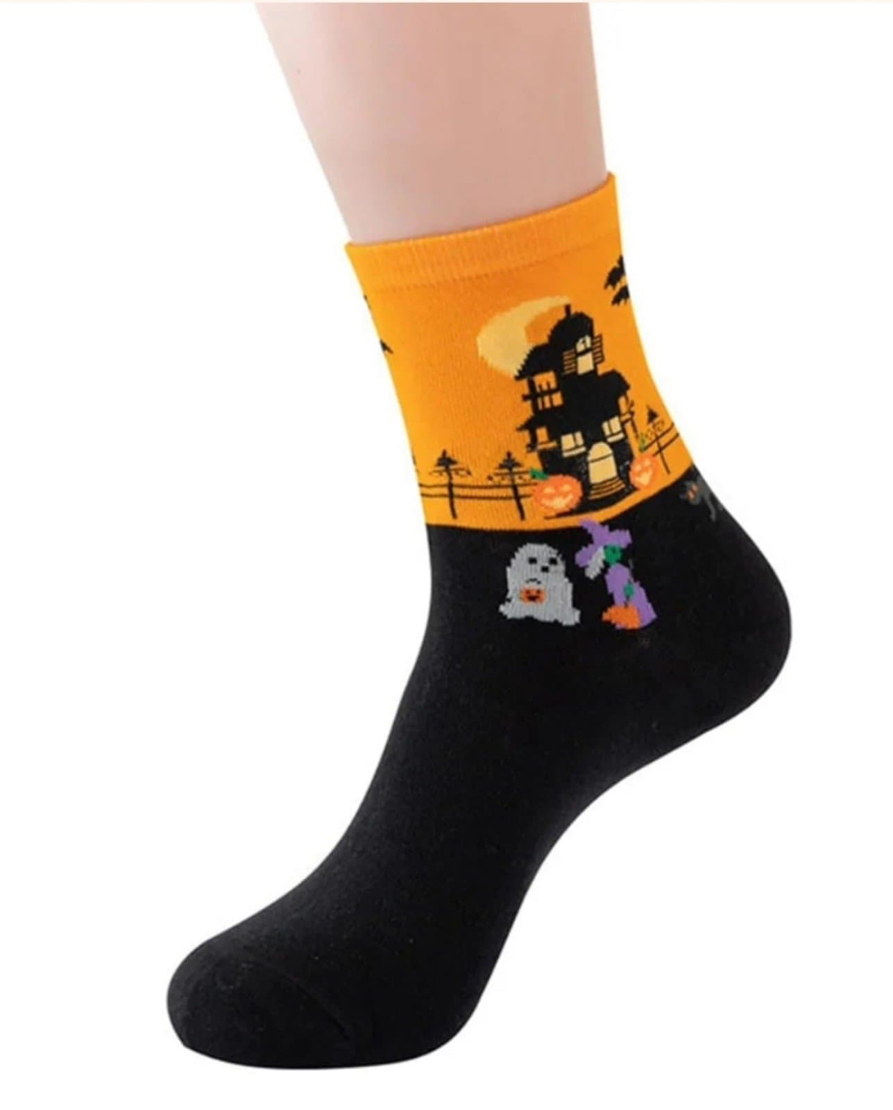 Halloween Socks by Sock Panda size Medium - Image 1