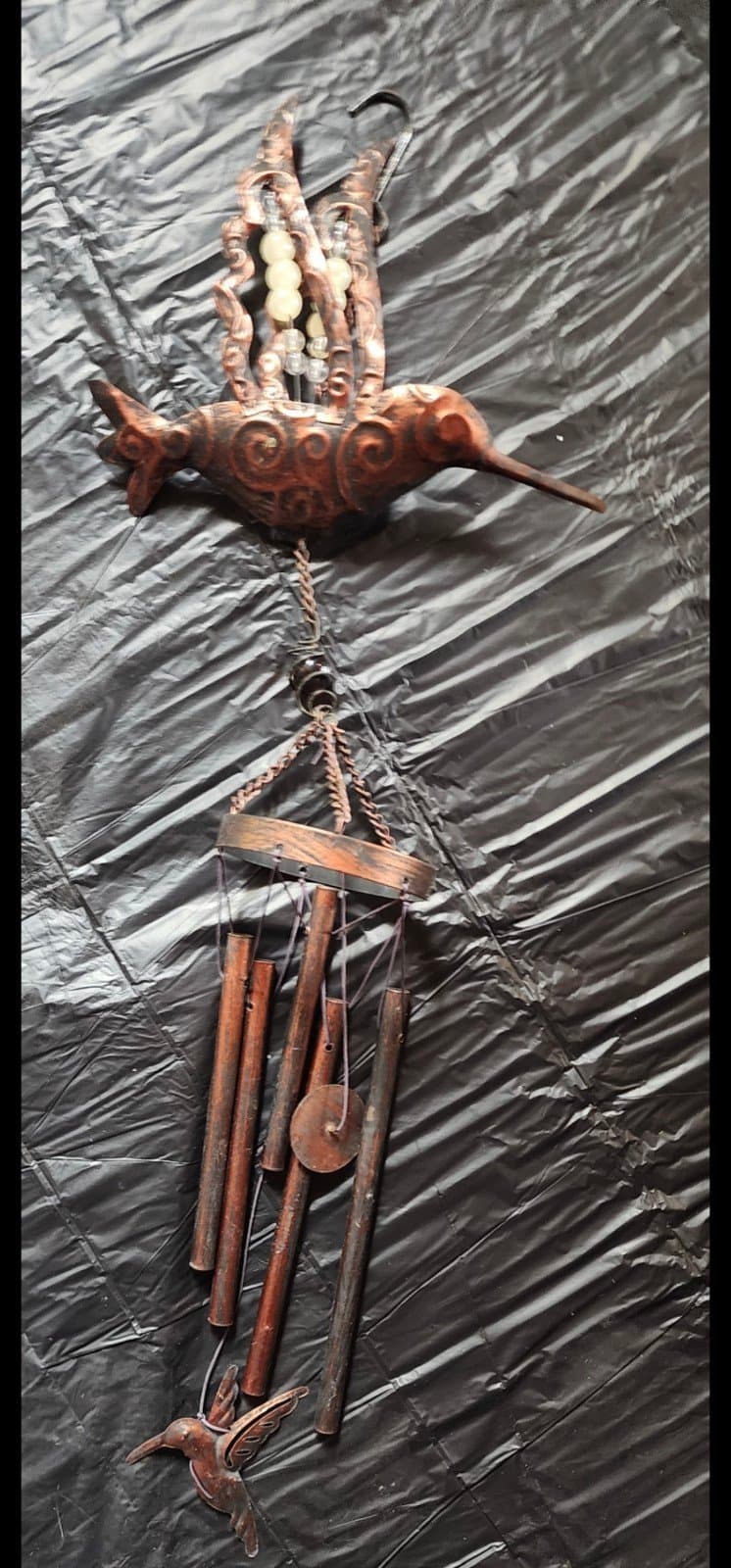 Vintage Hummingbird Wind Chime - Thumbnail 2