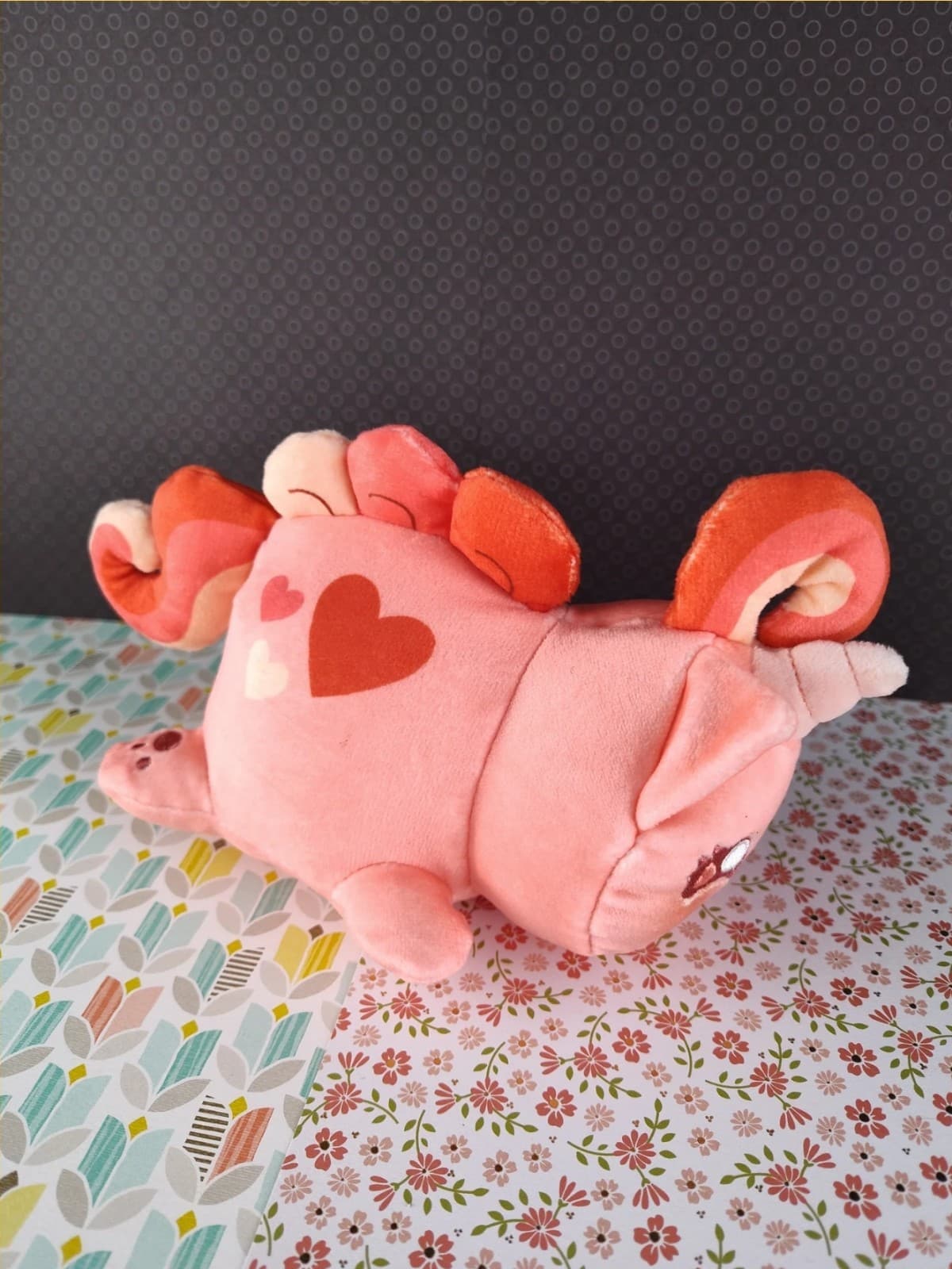2024 Limited Ed. Aphmau Meemeows Mystery Plush; Red Valentines Unicorn Cat - Thumbnail 2