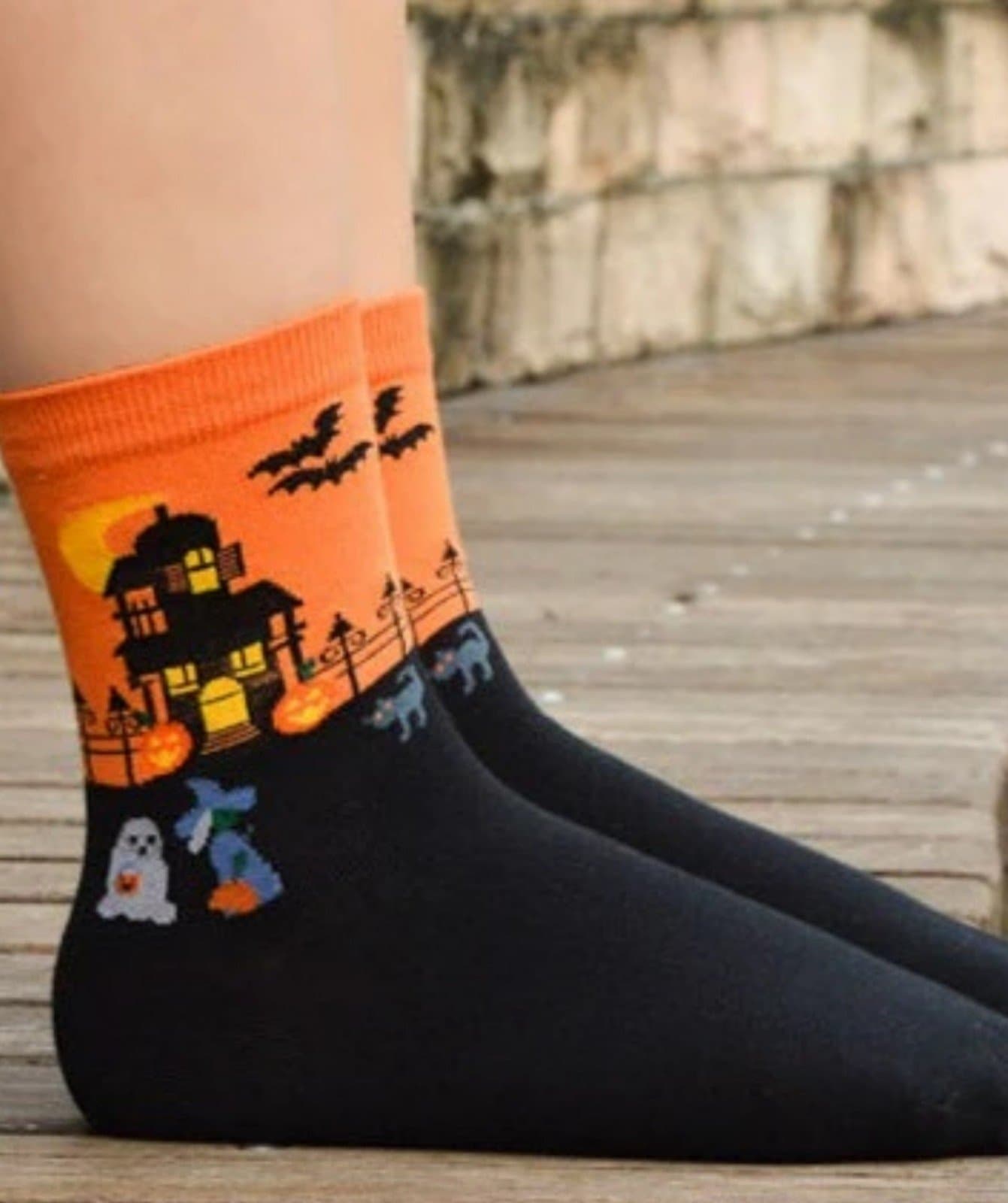 Halloween Socks by Sock Panda size Medium - Thumbnail 2