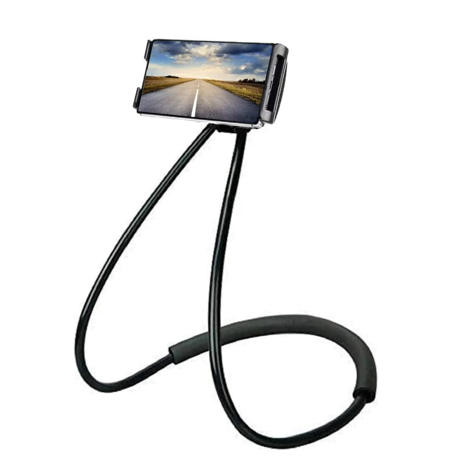Universal Hanging Phone Stand, Around the Neck Phone Holder, Flexible - Image 1