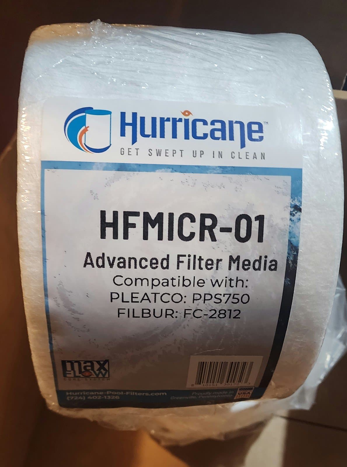 Hurricane Spa Filter Cartridge - Replacement for Pleatco PPS750, Filbur FC-2812 - Image 1
